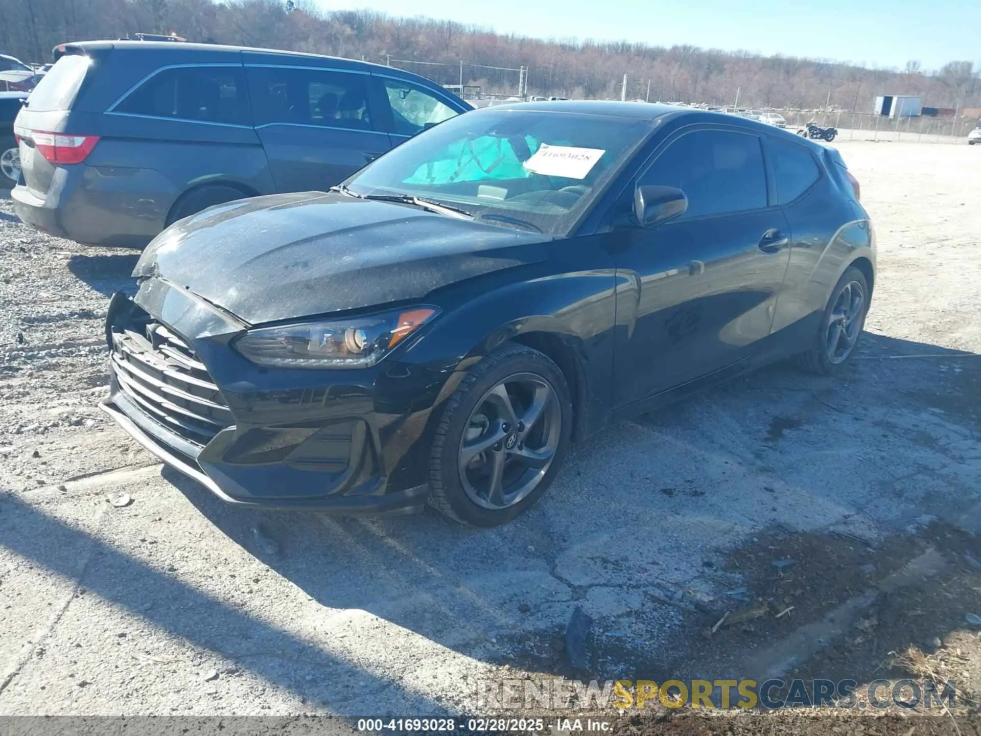 2 Photograph of a damaged car KMHTG6AF9KU003825 HYUNDAI VELOSTER 2019