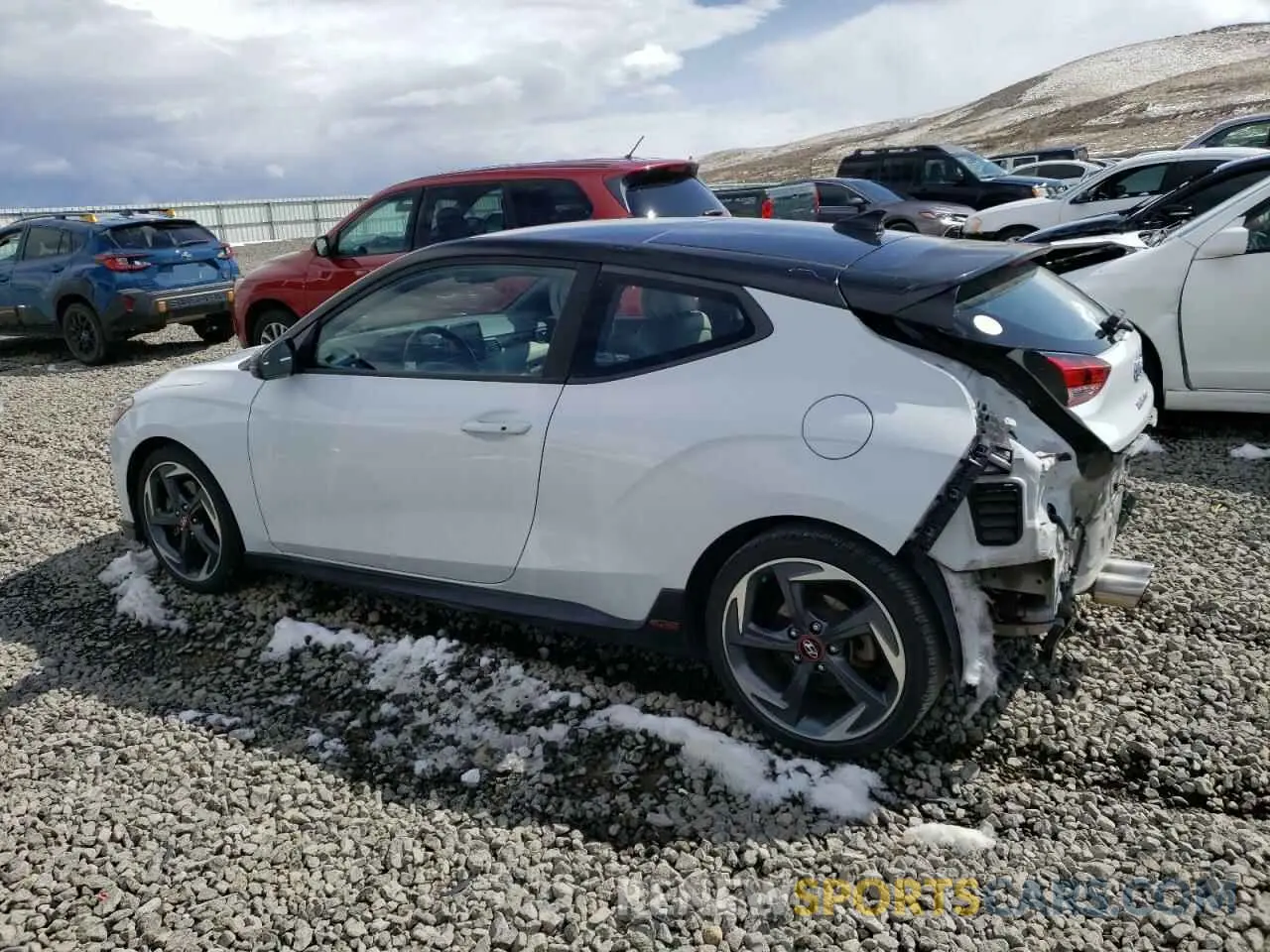 2 Photograph of a damaged car KMHTH6AB0KU015856 HYUNDAI VELOSTER 2019