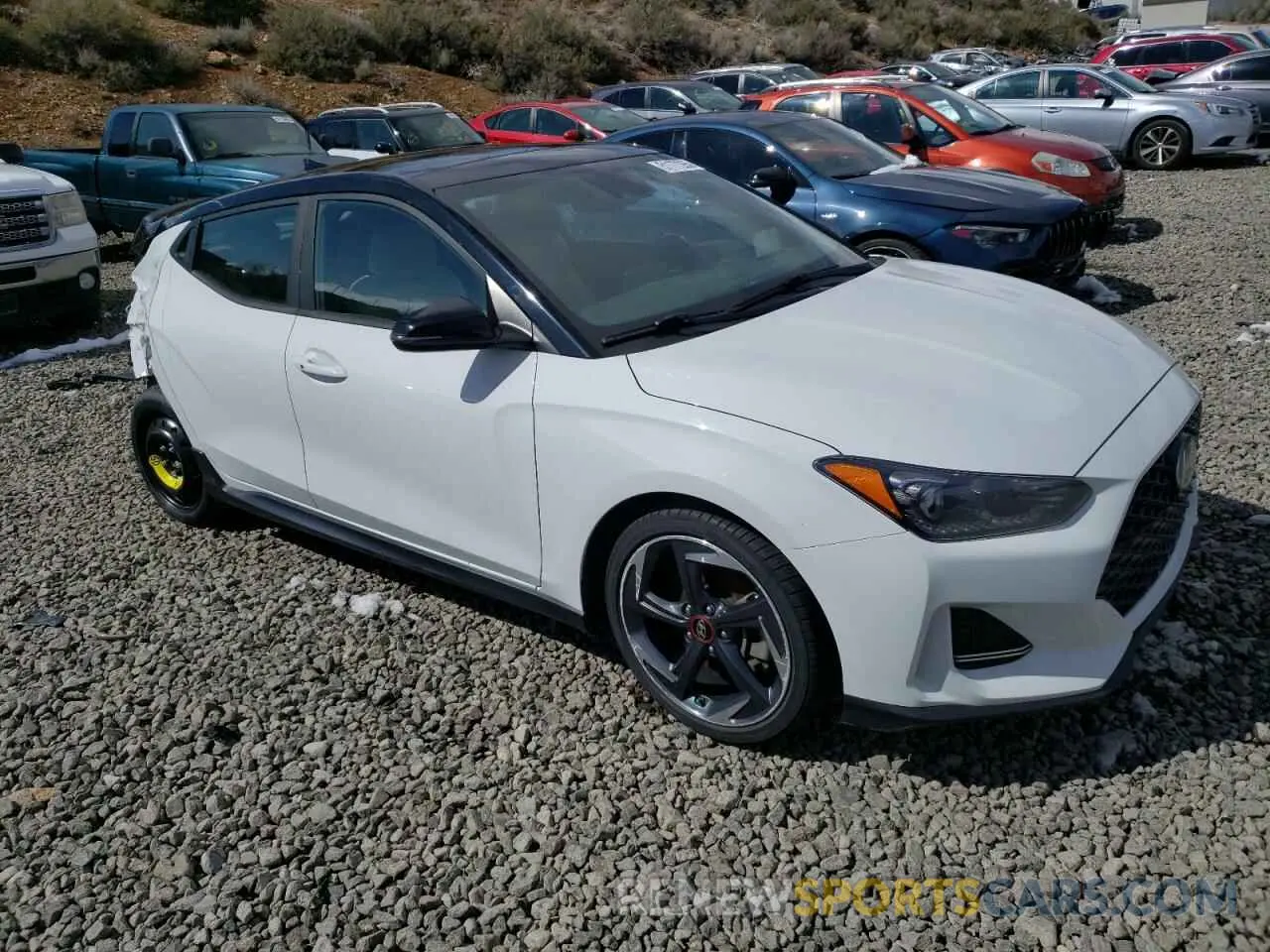 4 Photograph of a damaged car KMHTH6AB0KU015856 HYUNDAI VELOSTER 2019
