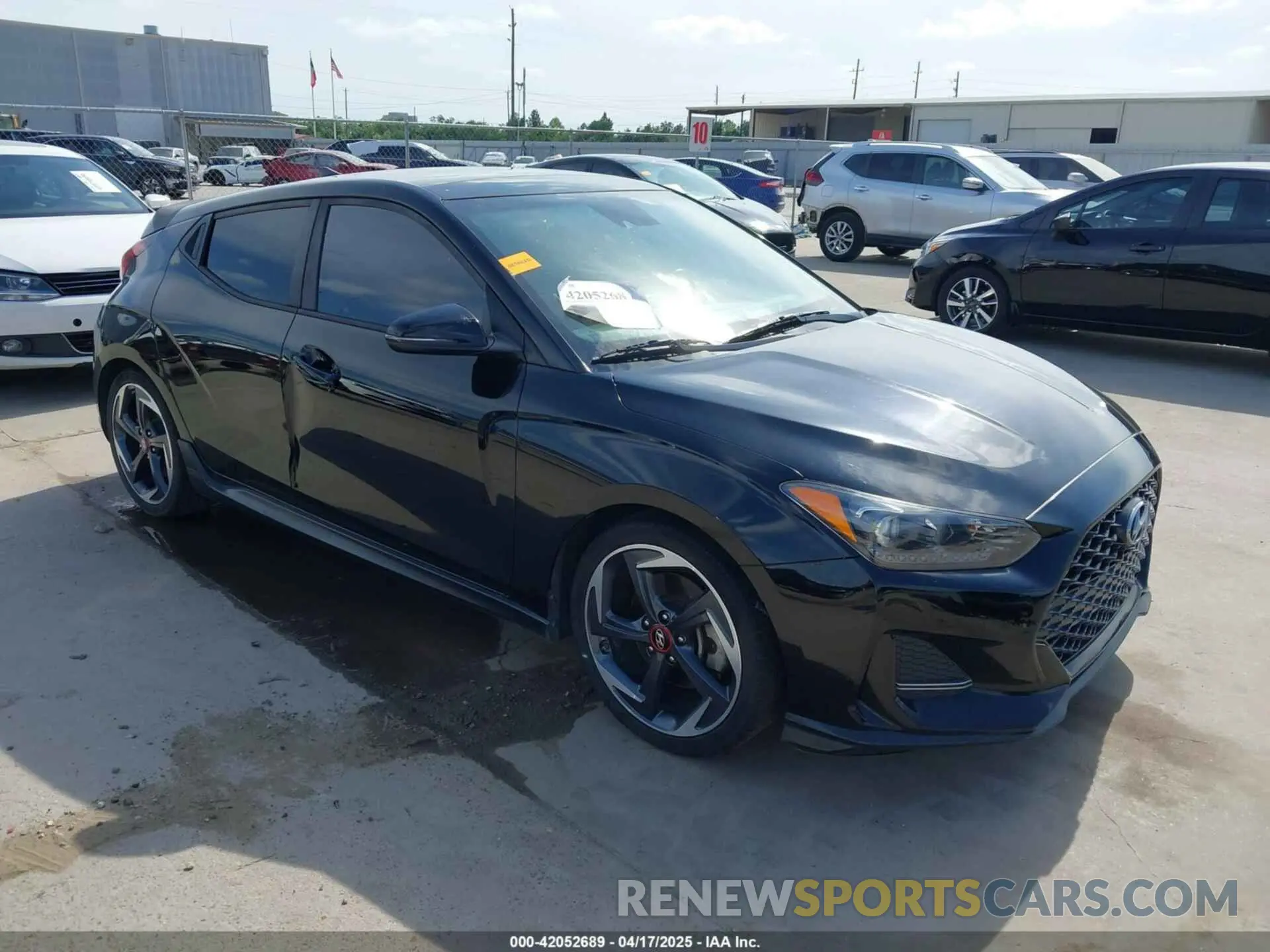 1 Photograph of a damaged car KMHTH6AB1KU006986 HYUNDAI VELOSTER 2019