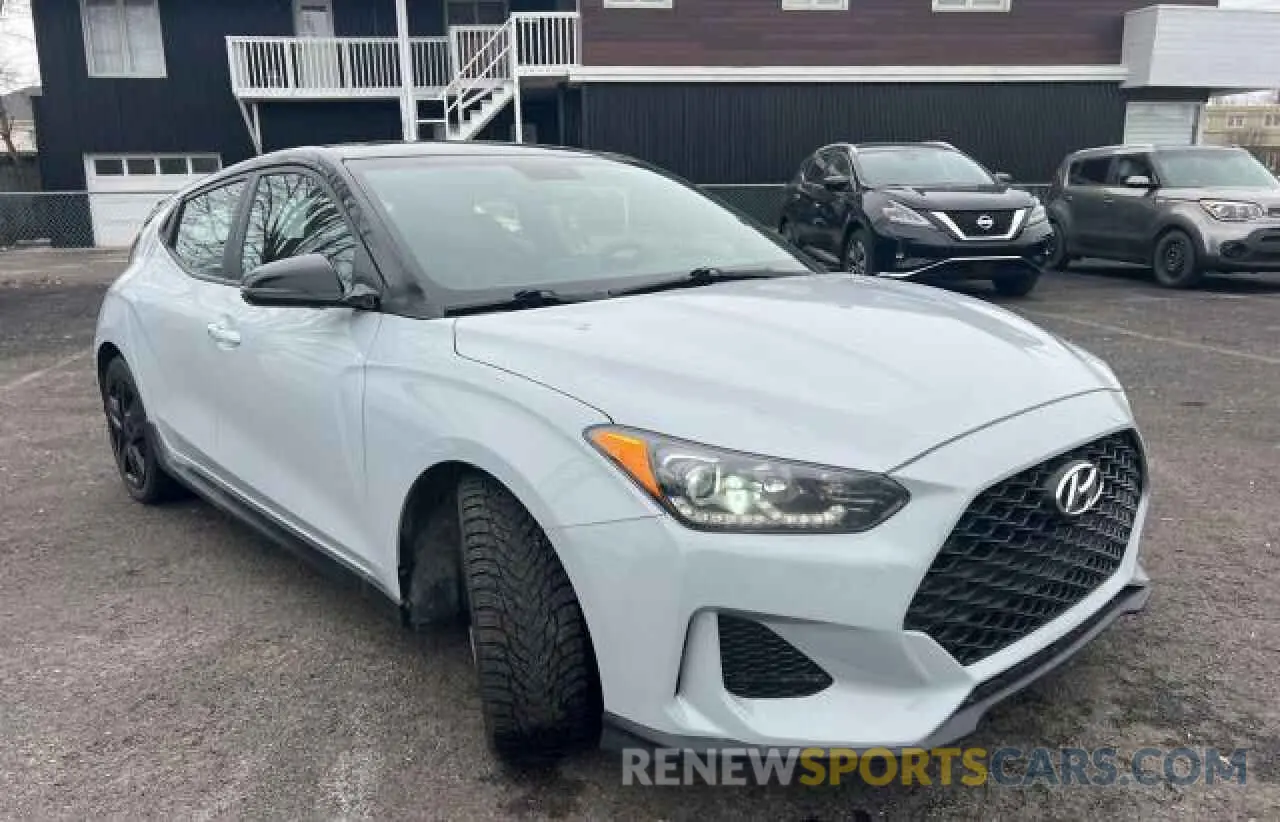1 Photograph of a damaged car KMHTH6AB4KU002267 HYUNDAI VELOSTER 2019