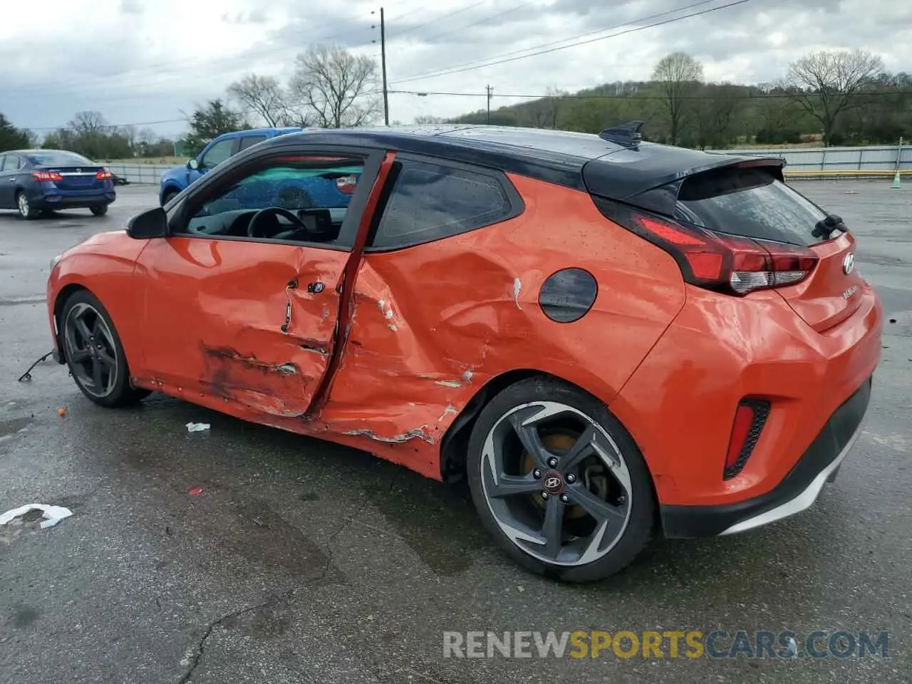2 Photograph of a damaged car KMHTH6AB4KU002933 HYUNDAI VELOSTER 2019