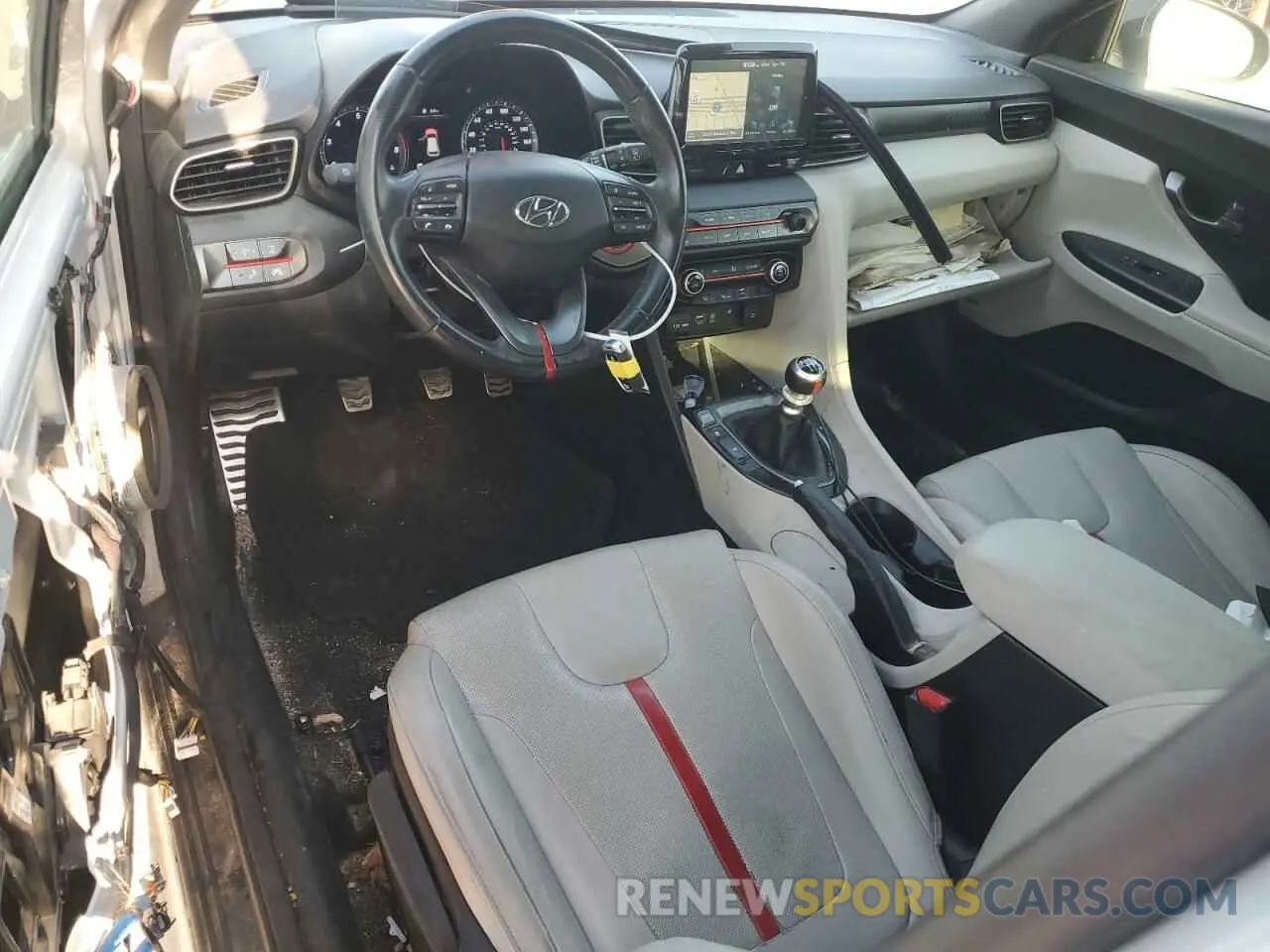 8 Photograph of a damaged car KMHTH6AB4KU009686 HYUNDAI VELOSTER 2019