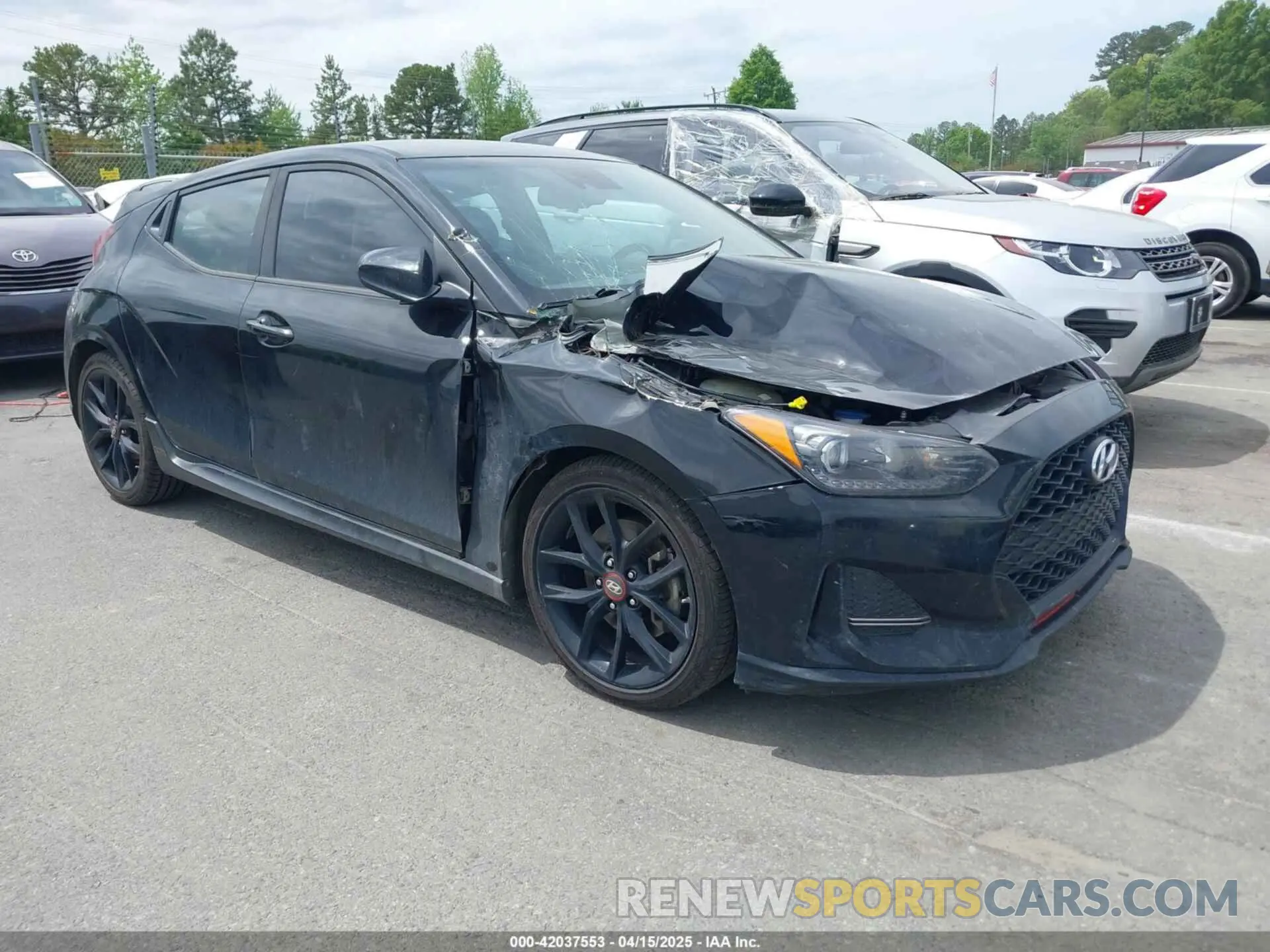 1 Photograph of a damaged car KMHTH6AB4KU011518 HYUNDAI VELOSTER 2019