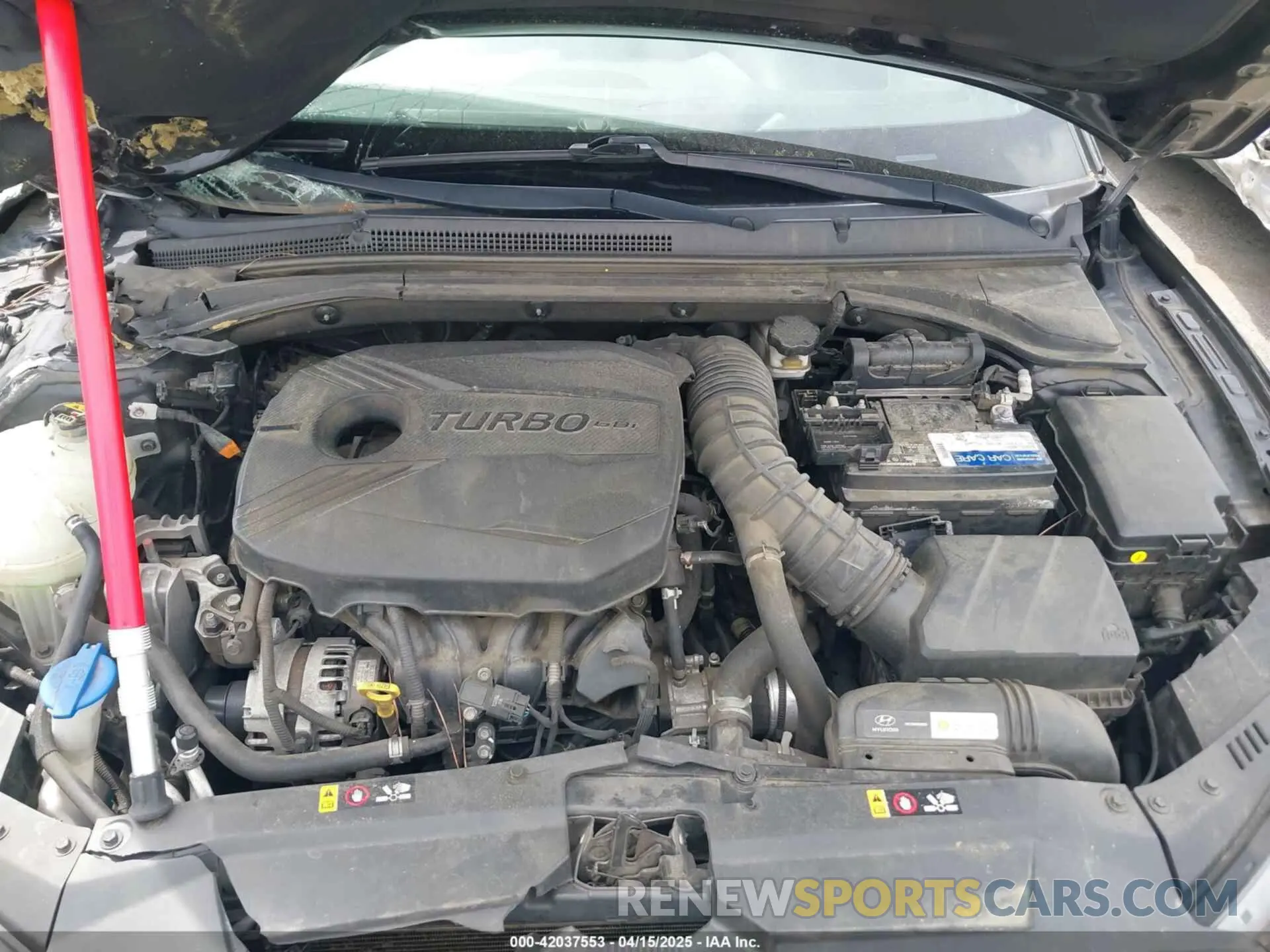 10 Photograph of a damaged car KMHTH6AB4KU011518 HYUNDAI VELOSTER 2019