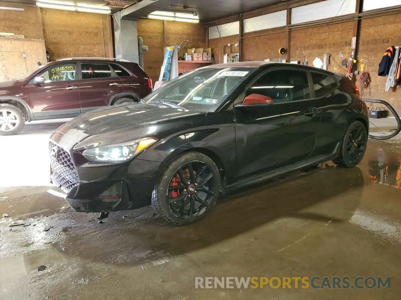 1 Photograph of a damaged car KMHTH6AB5KU005520 HYUNDAI VELOSTER 2019