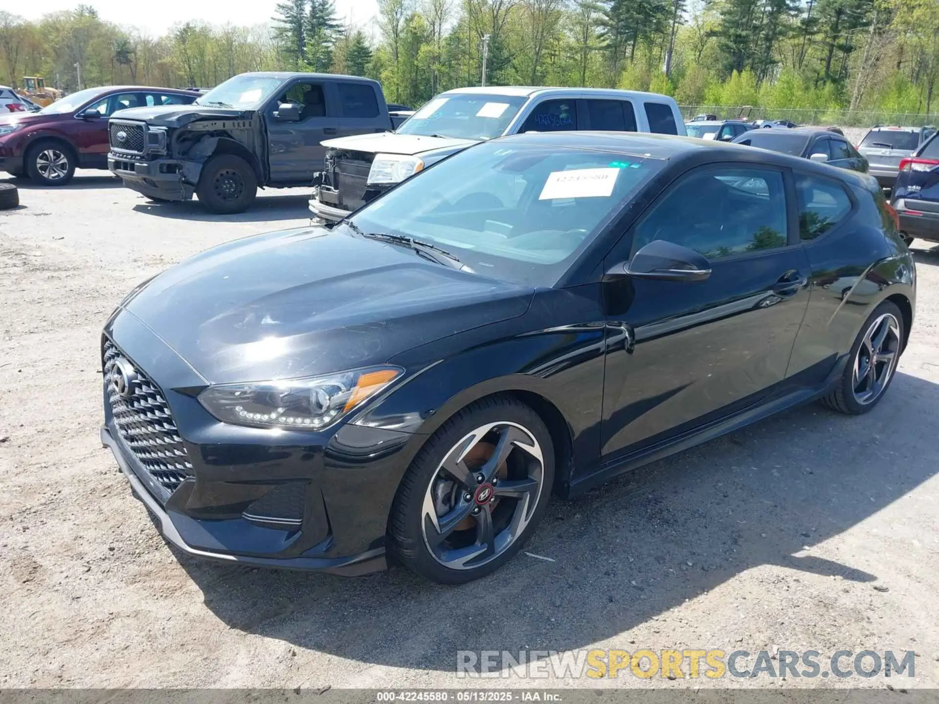 2 Photograph of a damaged car KMHTH6AB5KU010488 HYUNDAI VELOSTER 2019