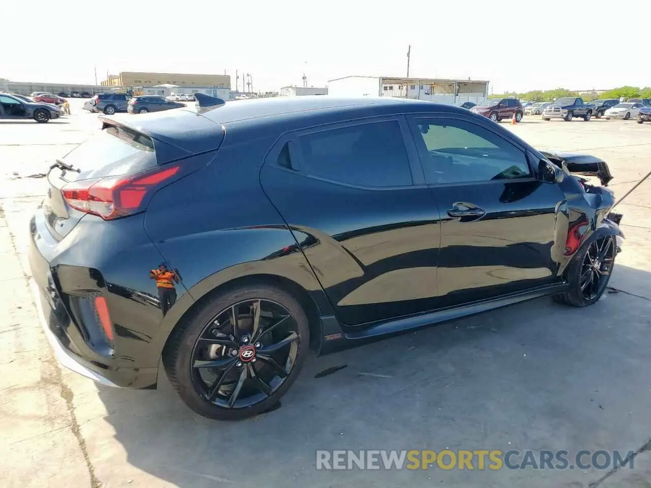 3 Photograph of a damaged car KMHTH6AB8KU016026 HYUNDAI VELOSTER 2019