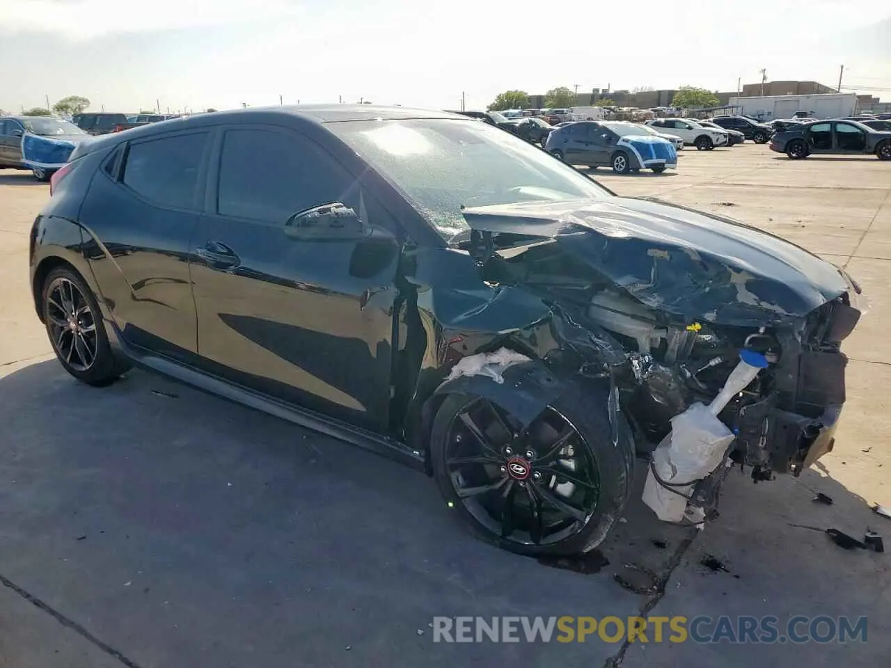 4 Photograph of a damaged car KMHTH6AB8KU016026 HYUNDAI VELOSTER 2019