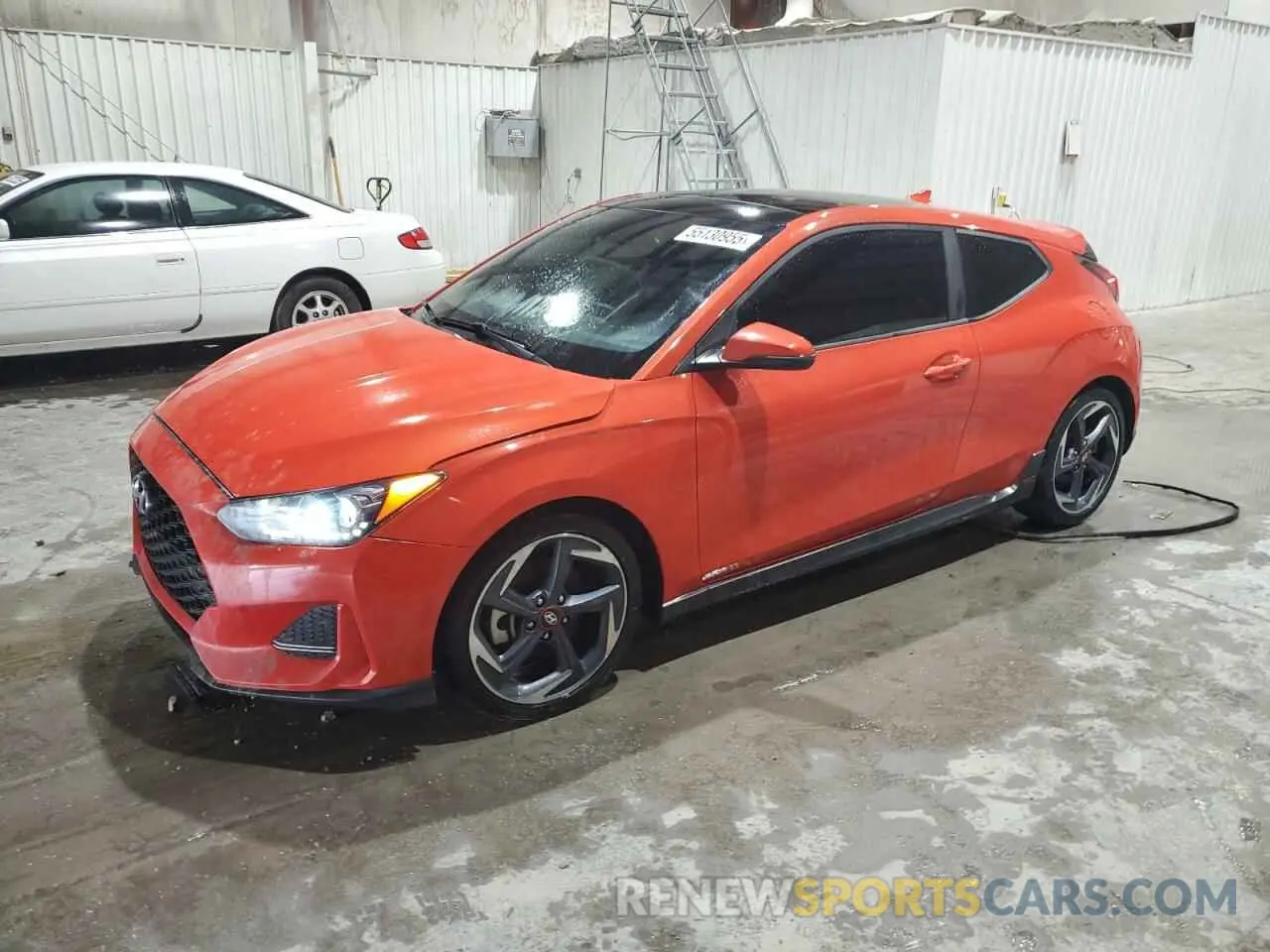 1 Photograph of a damaged car KMHTH6AB9KU011952 HYUNDAI VELOSTER 2019
