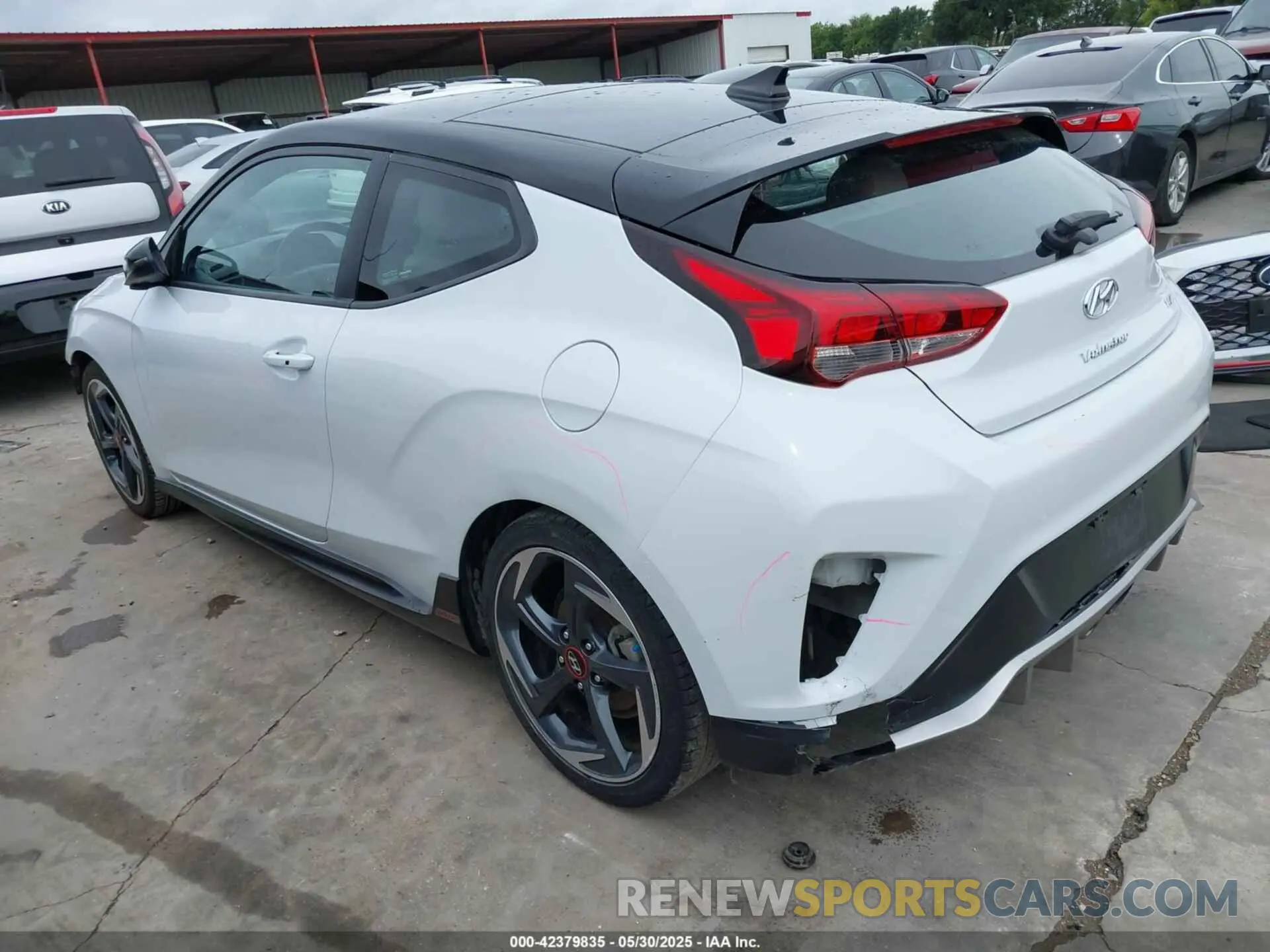 3 Photograph of a damaged car KMHTH6ABXKU012222 HYUNDAI VELOSTER 2019