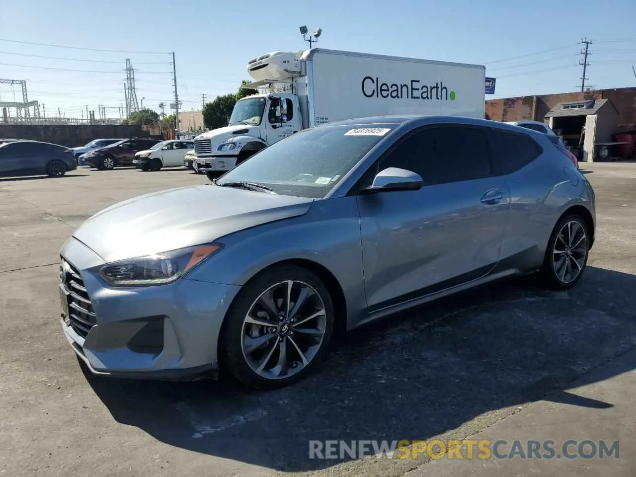 1 Photograph of a damaged car KMHTG6AF2LU020810 HYUNDAI VELOSTER 2020