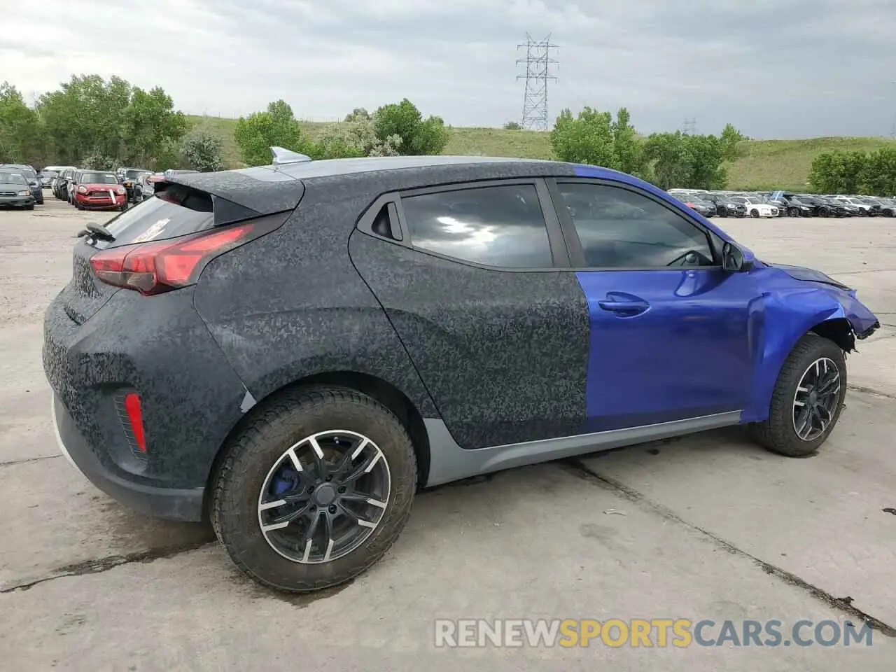 3 Photograph of a damaged car KMHTG6AF3LU026857 HYUNDAI VELOSTER 2020