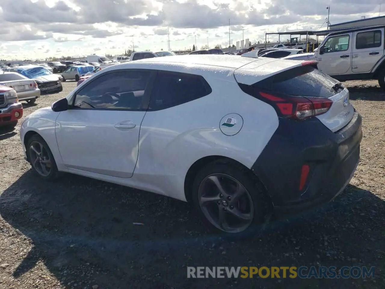 2 Photograph of a damaged car KMHTG6AF6LU030790 HYUNDAI VELOSTER 2020