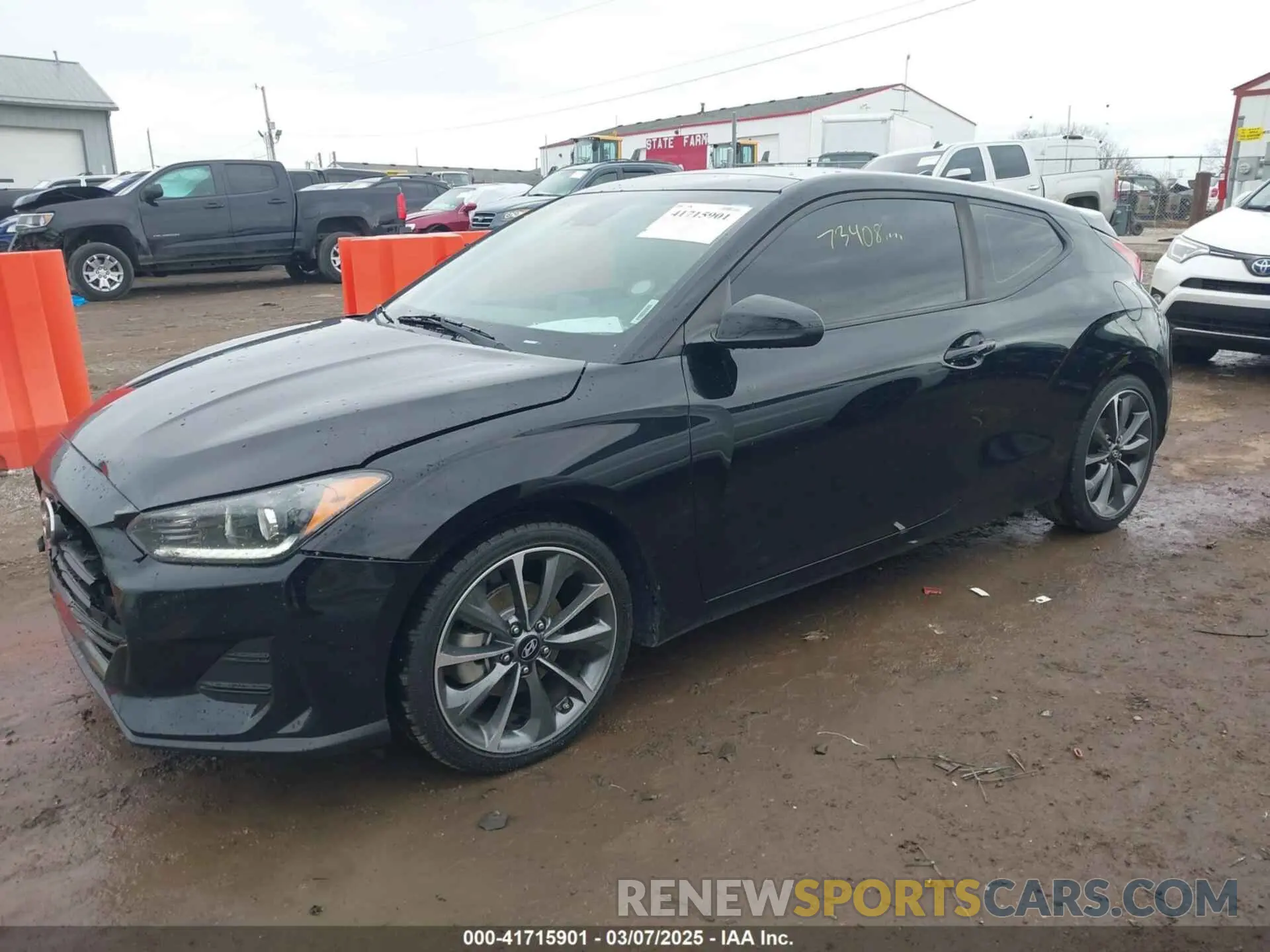 14 Photograph of a damaged car KMHTG6AF7LU022052 HYUNDAI VELOSTER 2020