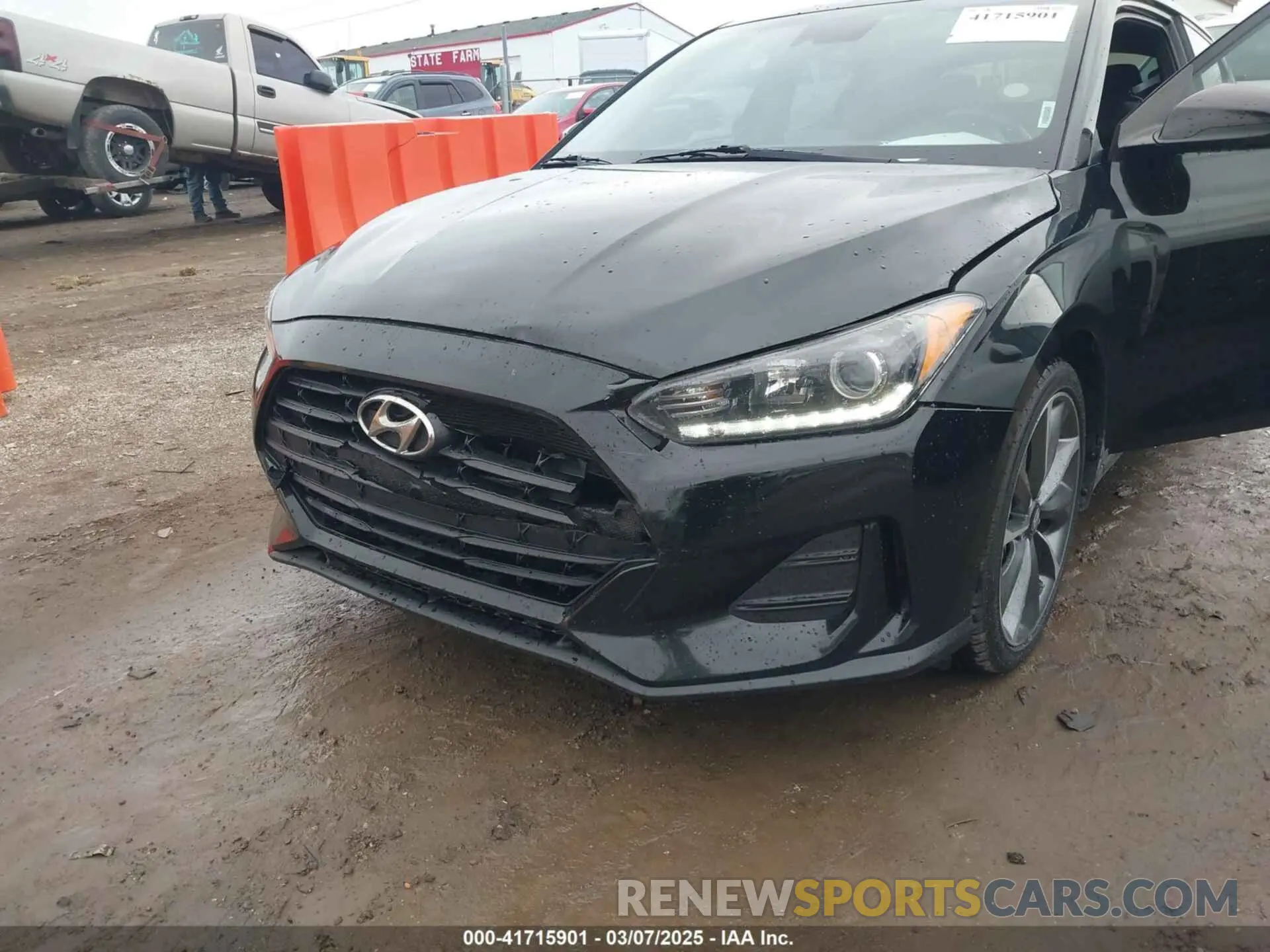 6 Photograph of a damaged car KMHTG6AF7LU022052 HYUNDAI VELOSTER 2020
