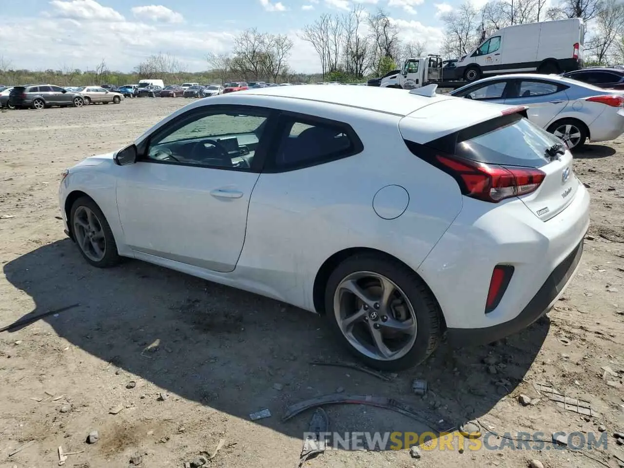2 Photograph of a damaged car KMHTG6AF7LU024206 HYUNDAI VELOSTER 2020
