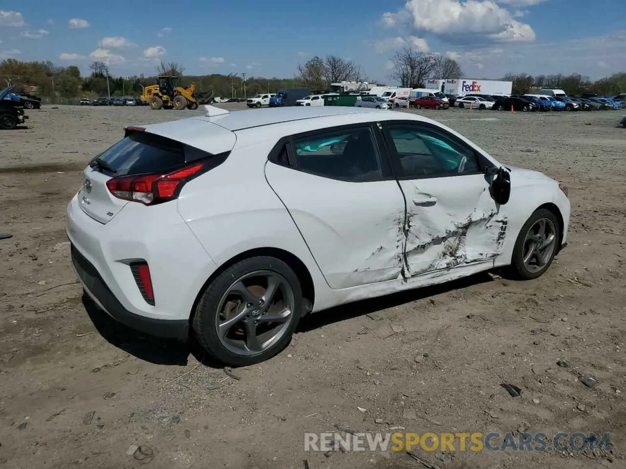 3 Photograph of a damaged car KMHTG6AF7LU024206 HYUNDAI VELOSTER 2020