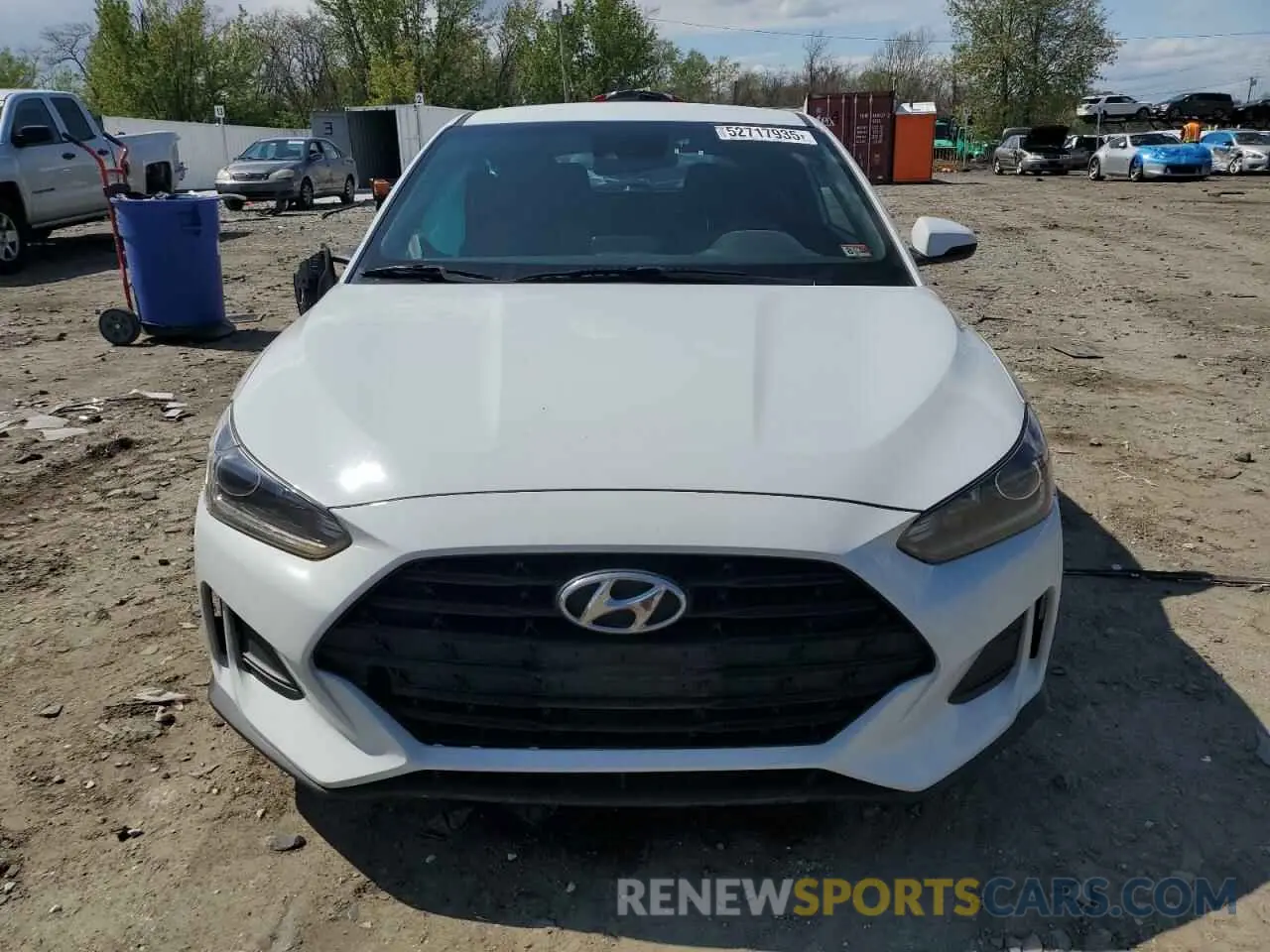 5 Photograph of a damaged car KMHTG6AF7LU024206 HYUNDAI VELOSTER 2020