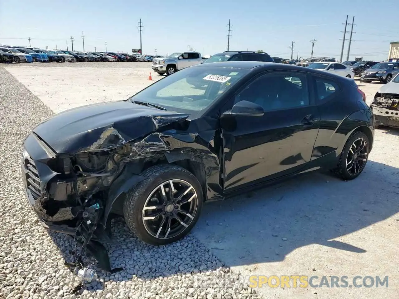 1 Photograph of a damaged car KMHTG6AF9LU024790 HYUNDAI VELOSTER 2020