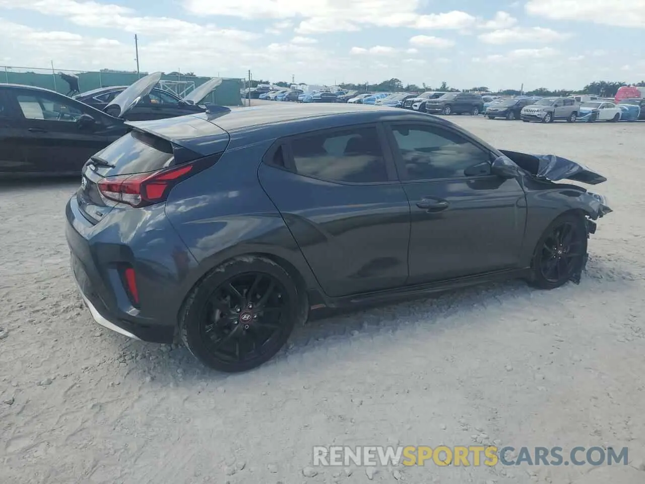 3 Photograph of a damaged car KMHTH6AB1LU031064 HYUNDAI VELOSTER 2020
