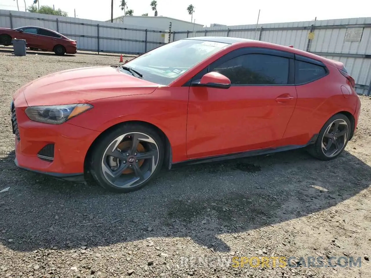 1 Photograph of a damaged car KMHTH6AB3LU027646 HYUNDAI VELOSTER 2020