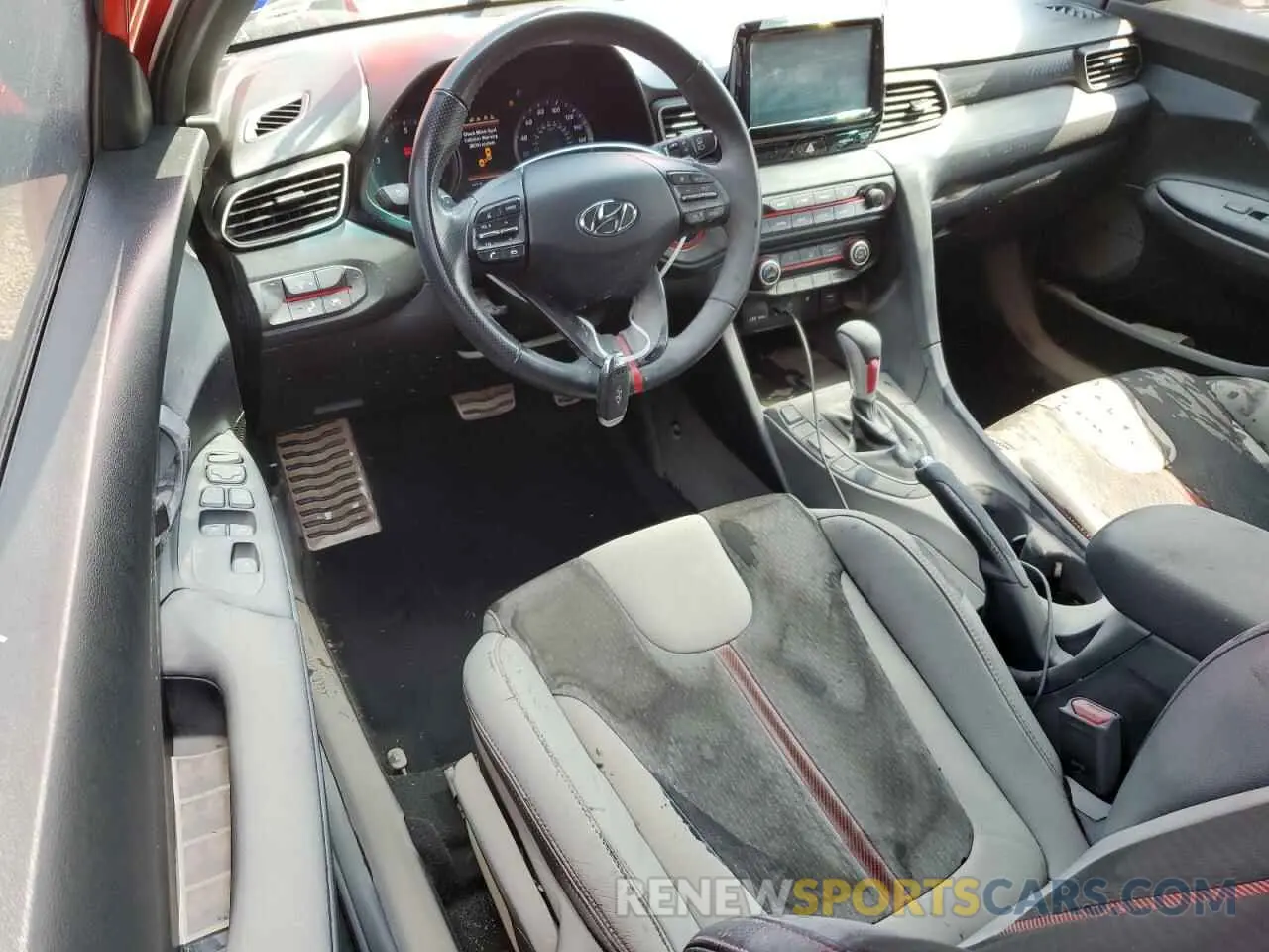 8 Photograph of a damaged car KMHTH6AB3LU027646 HYUNDAI VELOSTER 2020