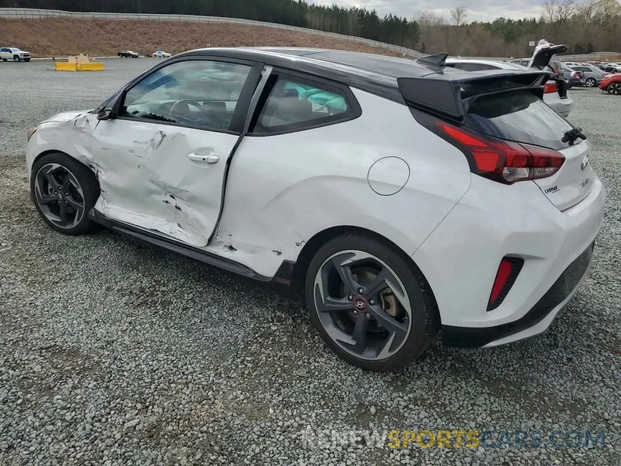 2 Photograph of a damaged car KMHTH6AB4LU027395 HYUNDAI VELOSTER 2020