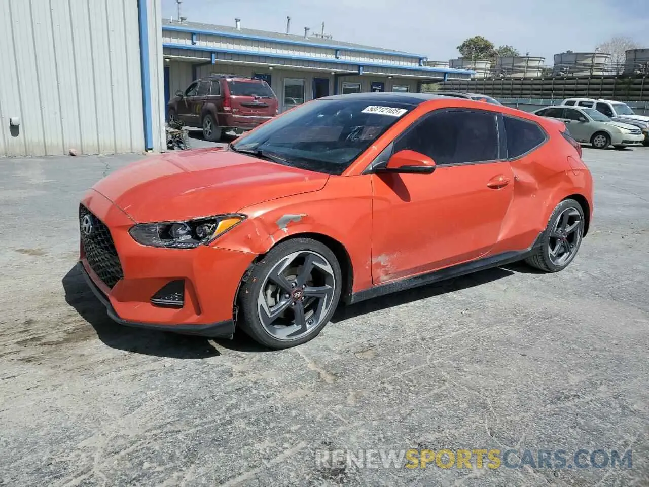 1 Photograph of a damaged car KMHTH6AB5LU021444 HYUNDAI VELOSTER 2020