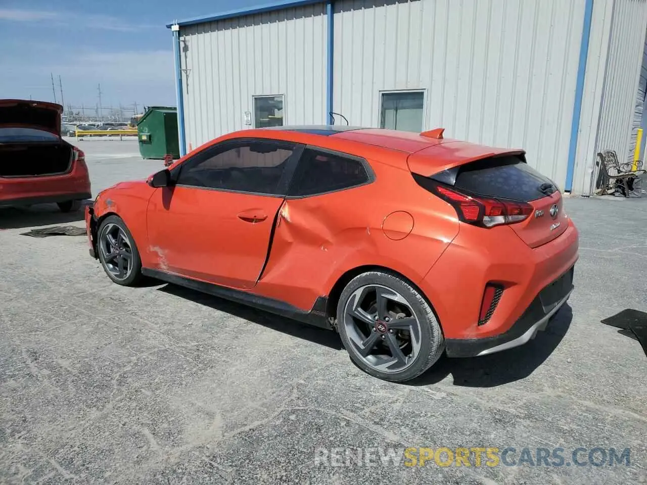 2 Photograph of a damaged car KMHTH6AB5LU021444 HYUNDAI VELOSTER 2020