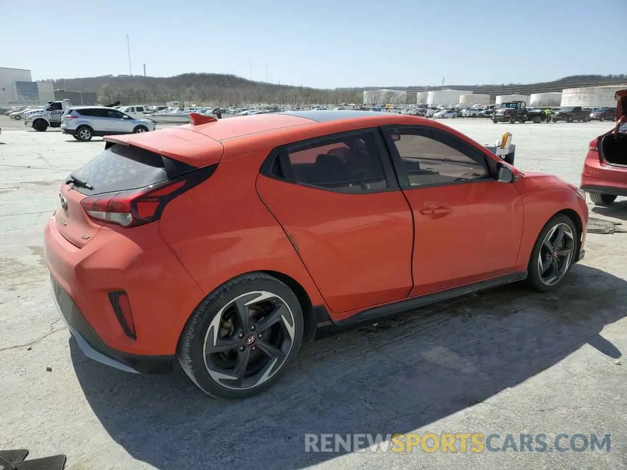 3 Photograph of a damaged car KMHTH6AB5LU021444 HYUNDAI VELOSTER 2020