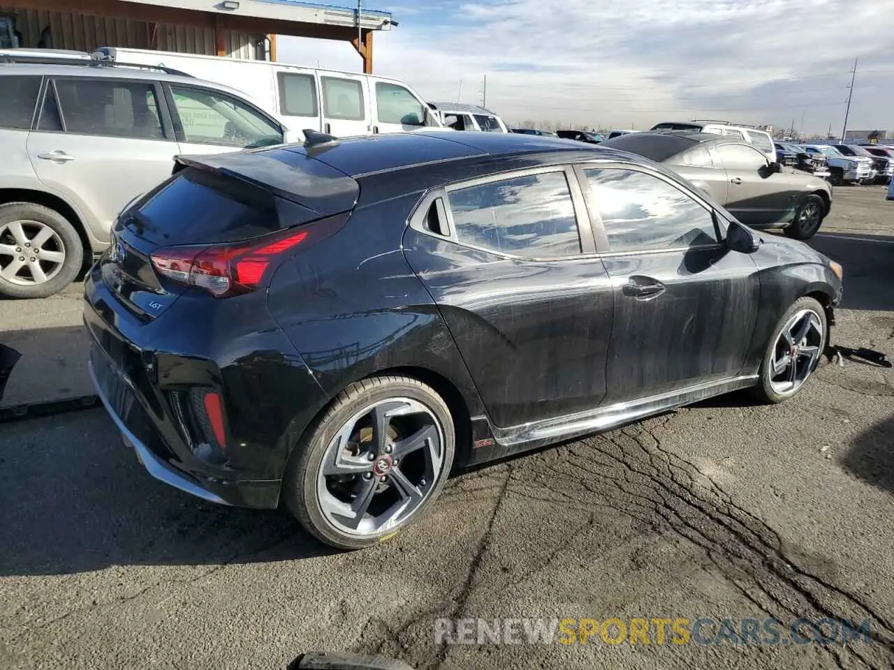 3 Photograph of a damaged car KMHTH6AB6LU024403 HYUNDAI VELOSTER 2020