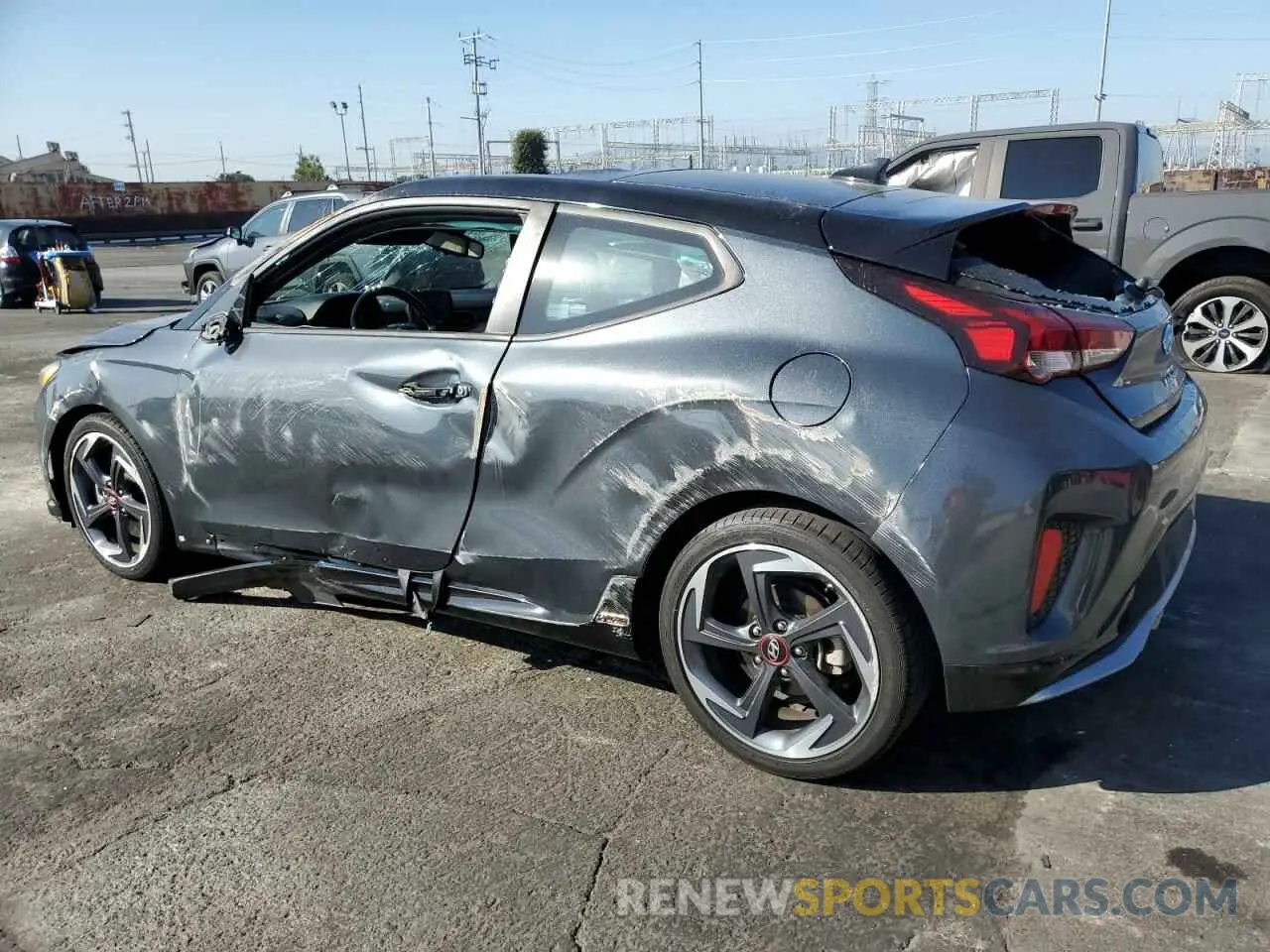 2 Photograph of a damaged car KMHTH6AB9LU030227 HYUNDAI VELOSTER 2020