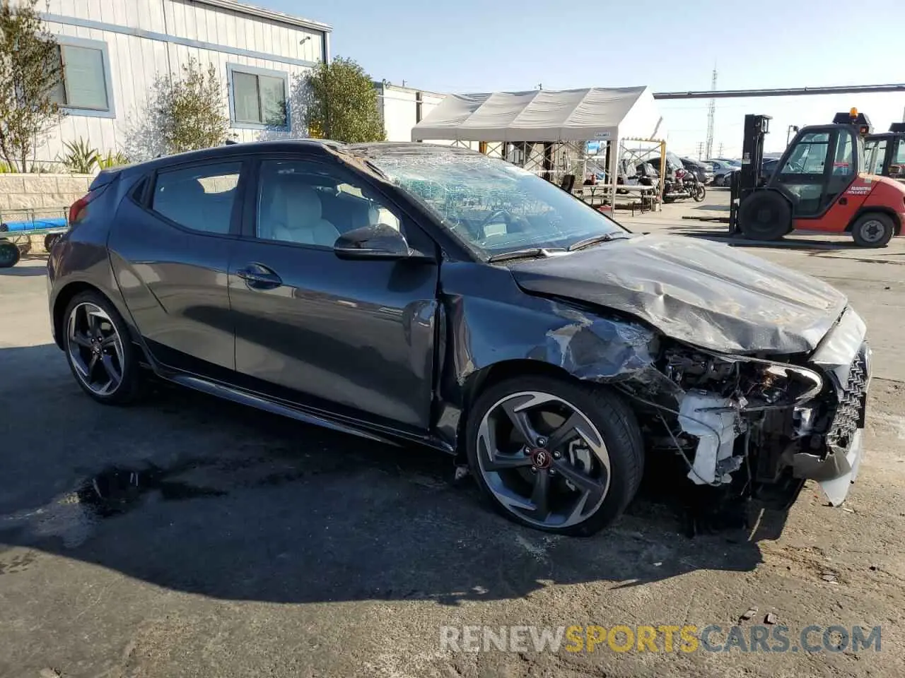 4 Photograph of a damaged car KMHTH6AB9LU030227 HYUNDAI VELOSTER 2020
