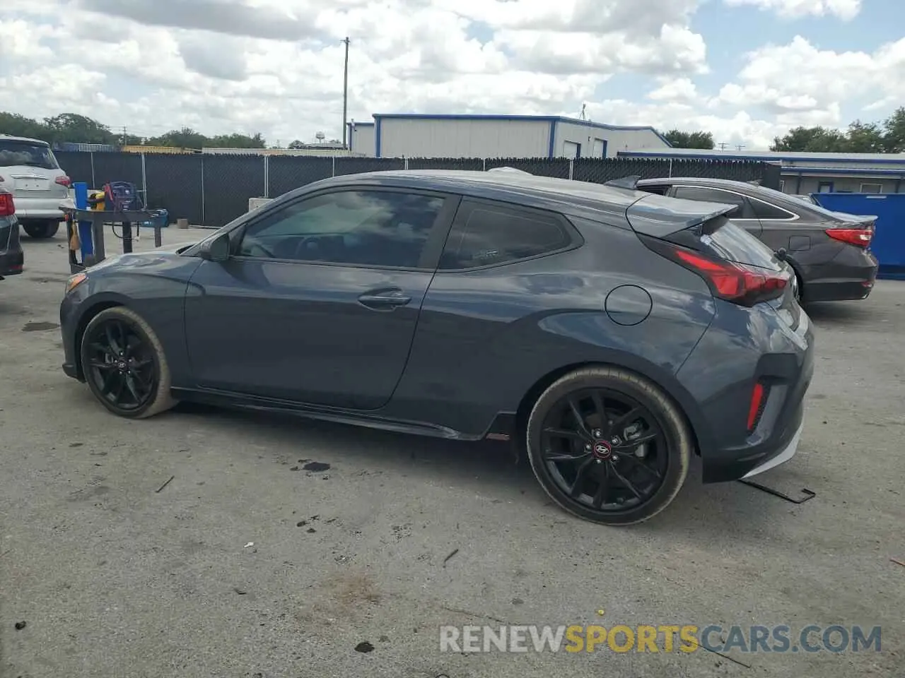 2 Photograph of a damaged car KMHTH6AB9LU031555 HYUNDAI VELOSTER 2020