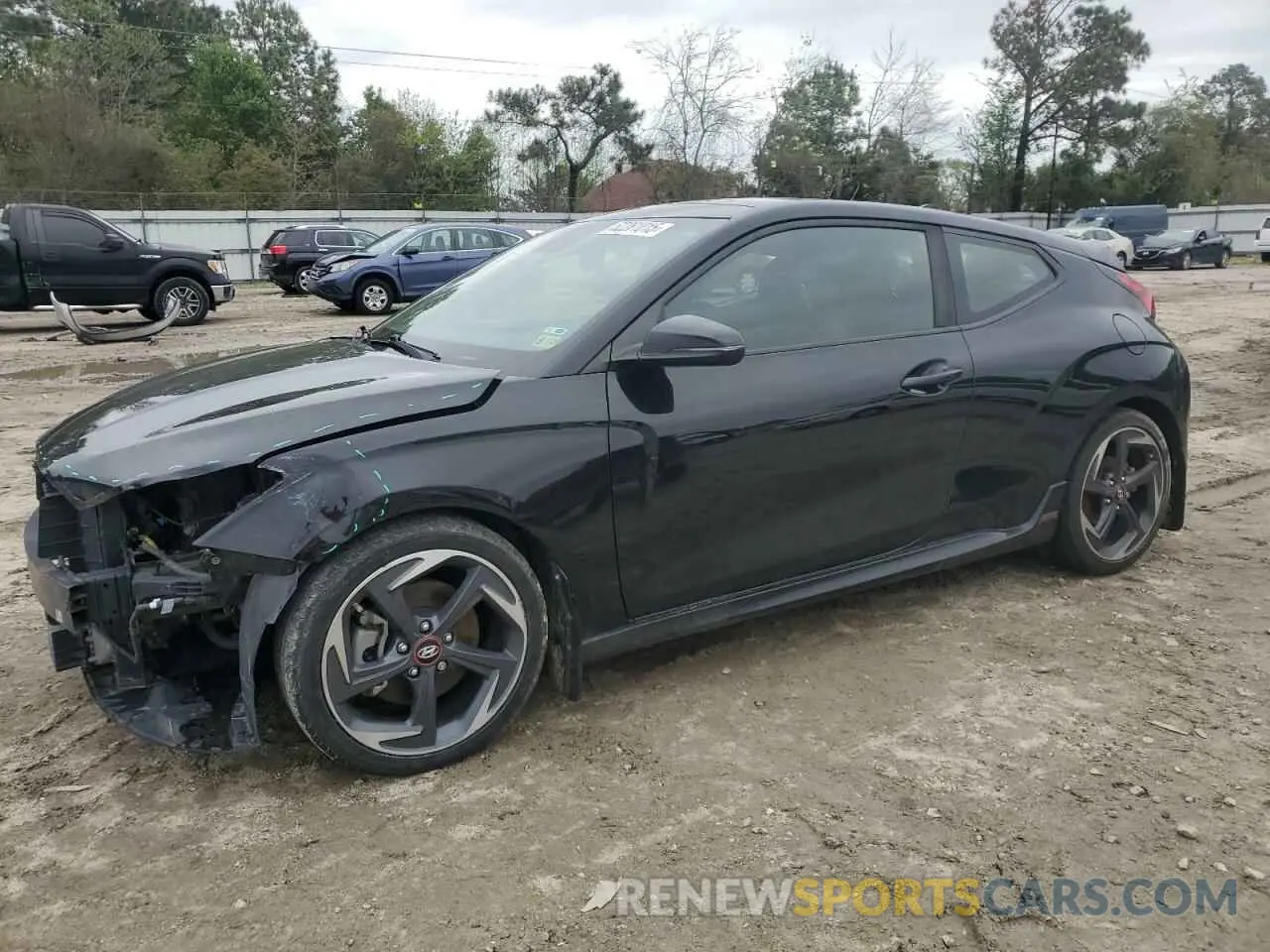 1 Photograph of a damaged car KMHTH6ABXLU026607 HYUNDAI VELOSTER 2020