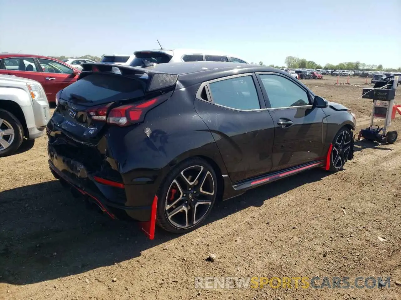 3 Photograph of a damaged car KMHT36AH0MU009934 HYUNDAI VELOSTER 2021