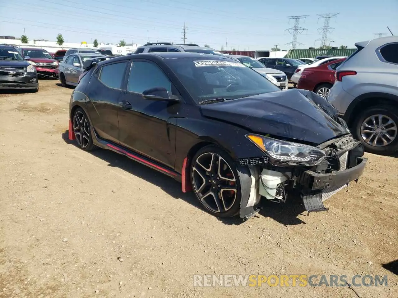 4 Photograph of a damaged car KMHT36AH0MU009934 HYUNDAI VELOSTER 2021