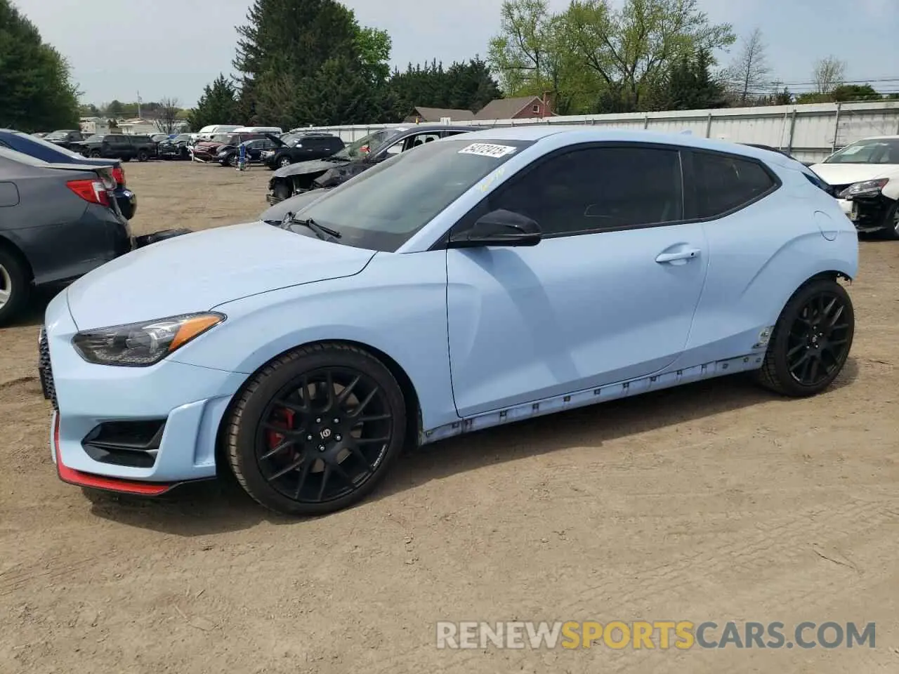 1 Photograph of a damaged car KMHT36AH5MU009363 HYUNDAI VELOSTER 2021