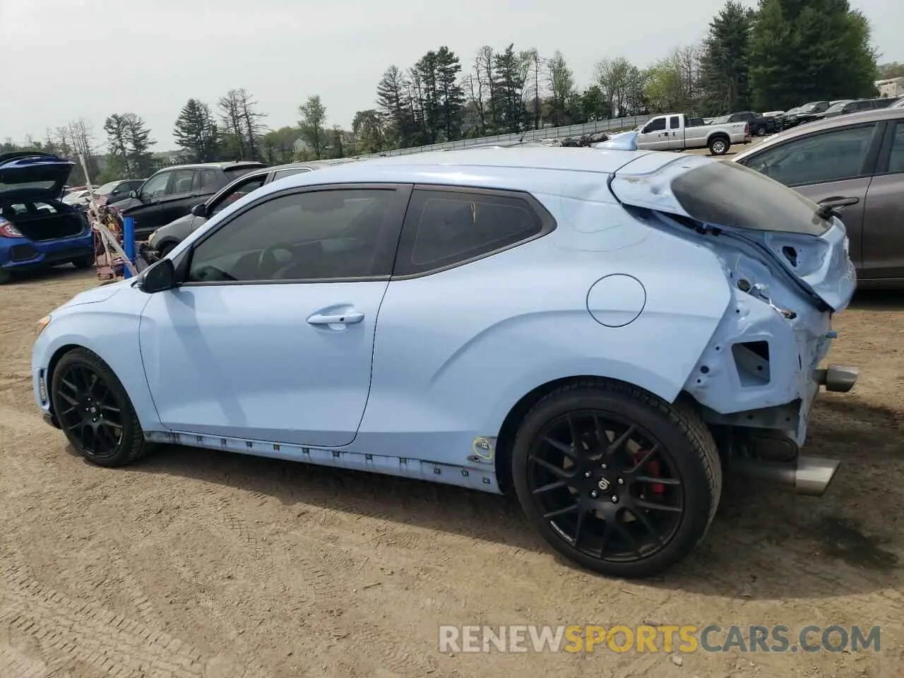 2 Photograph of a damaged car KMHT36AH5MU009363 HYUNDAI VELOSTER 2021