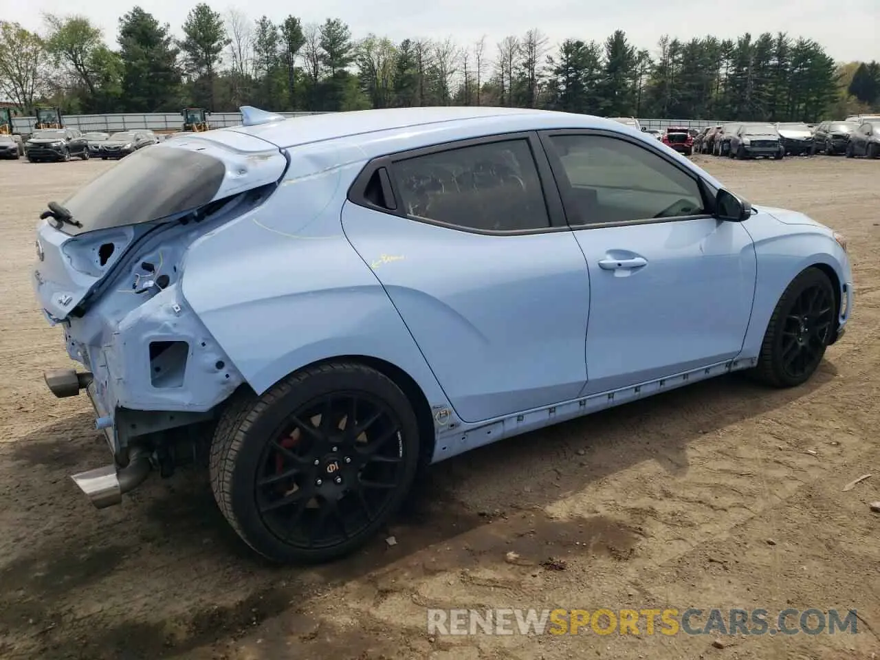 3 Photograph of a damaged car KMHT36AH5MU009363 HYUNDAI VELOSTER 2021