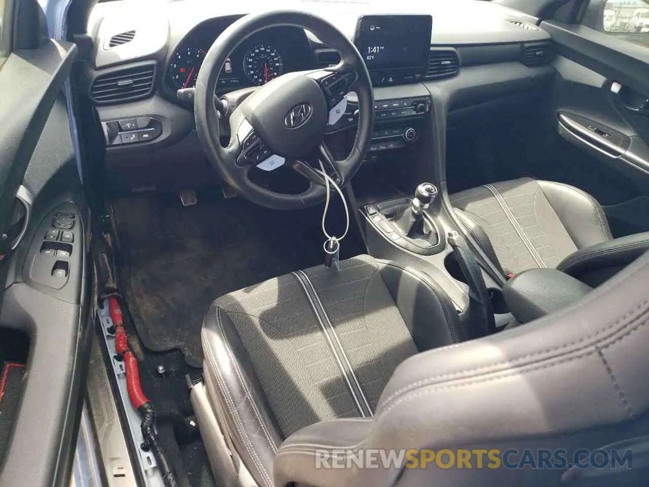 8 Photograph of a damaged car KMHT36AH5MU009363 HYUNDAI VELOSTER 2021
