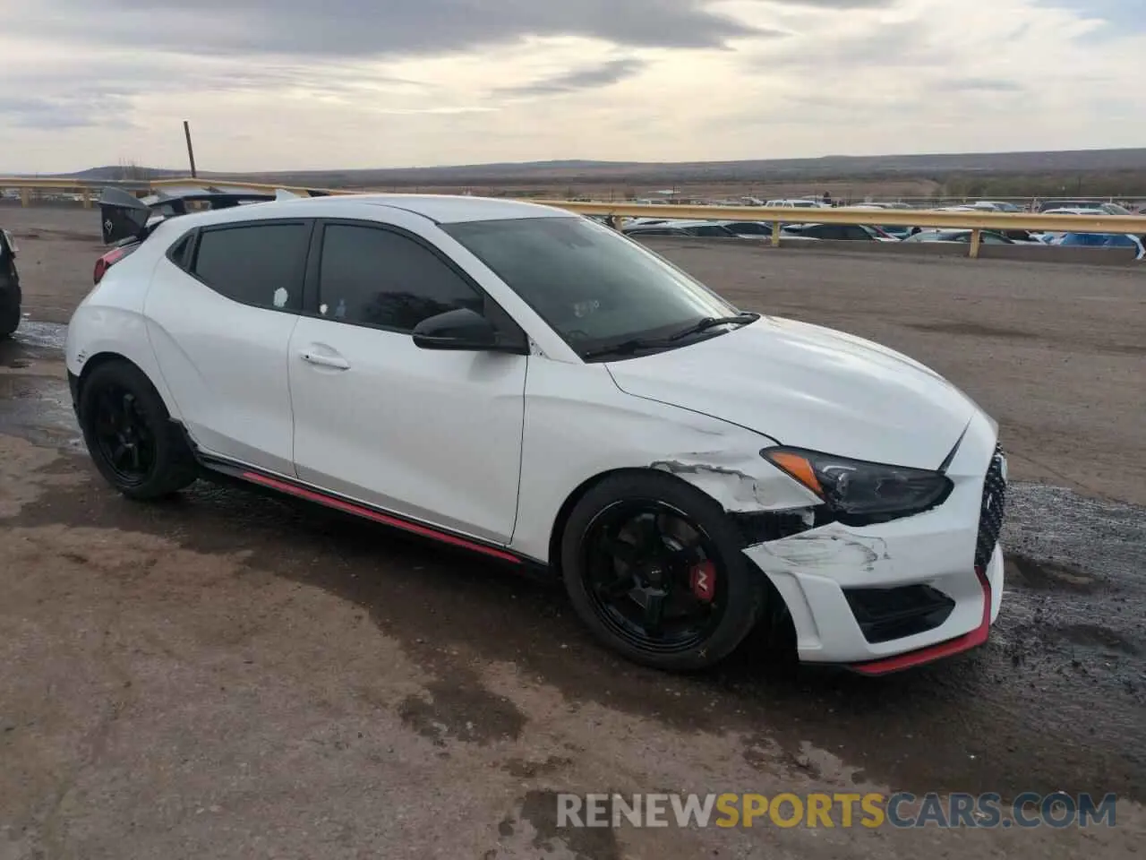 4 Photograph of a damaged car KMHT36AH9MU010242 HYUNDAI VELOSTER 2021