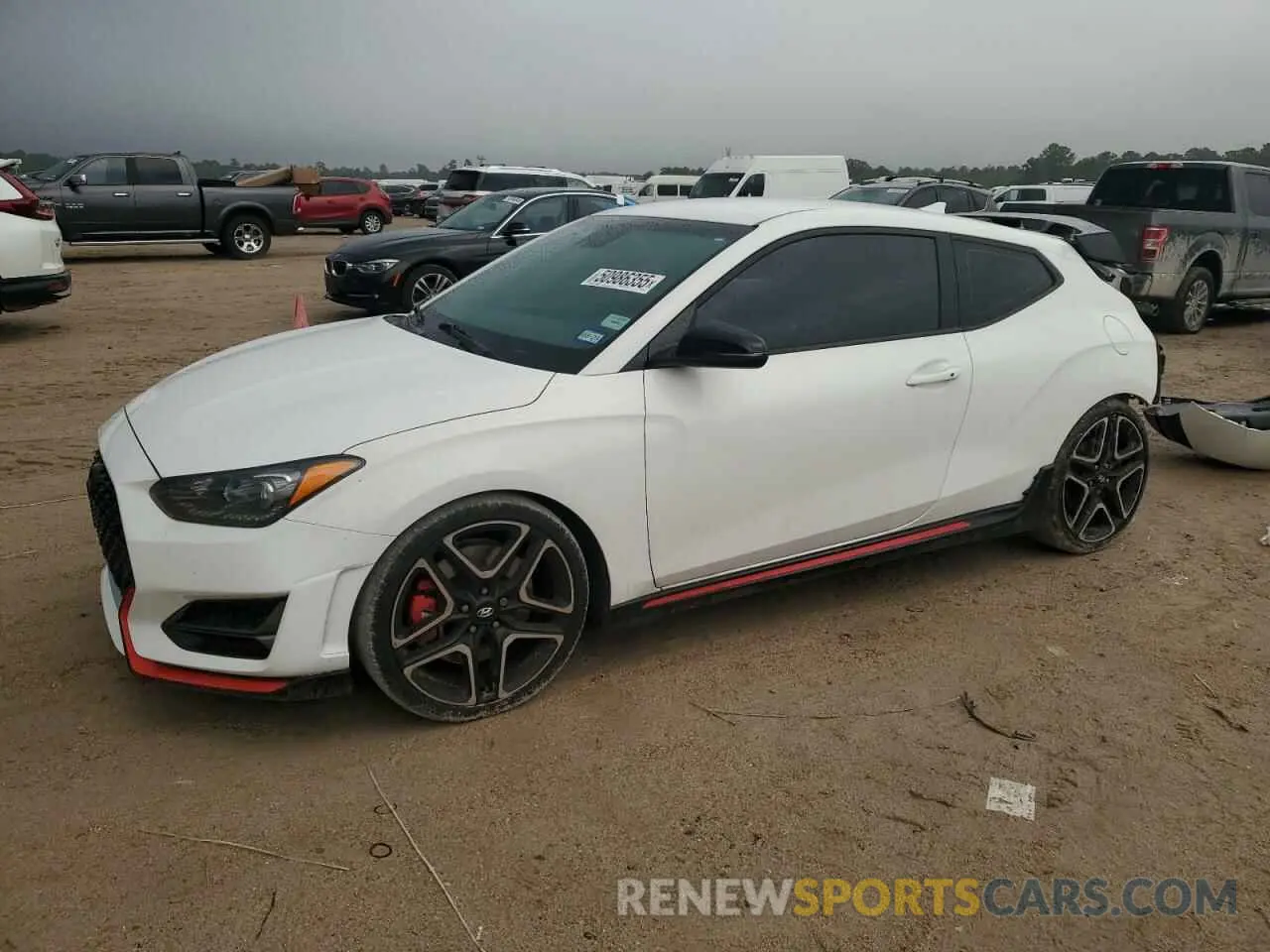 1 Photograph of a damaged car KMHT36AH9MU011200 HYUNDAI VELOSTER 2021
