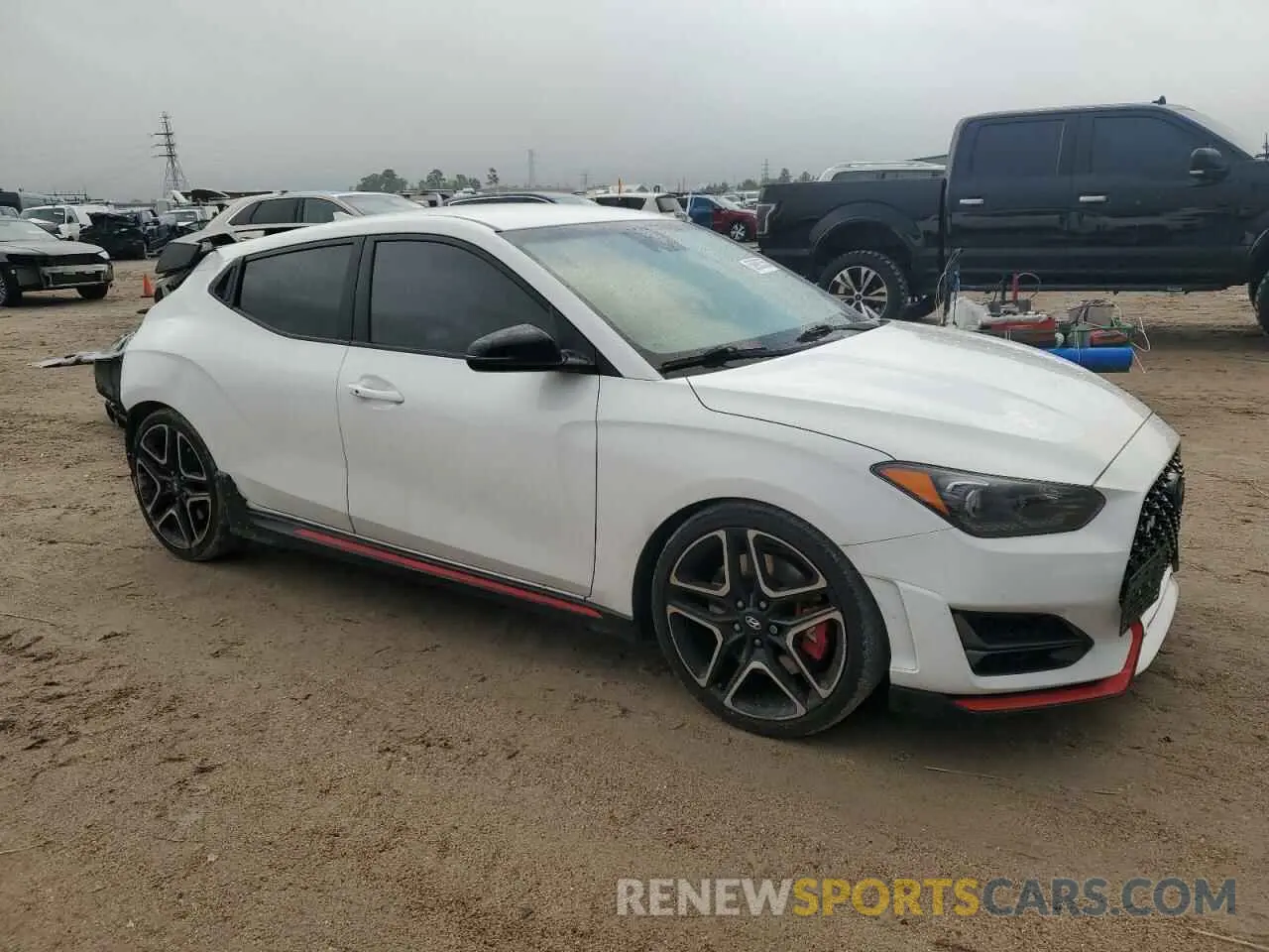 4 Photograph of a damaged car KMHT36AH9MU011200 HYUNDAI VELOSTER 2021