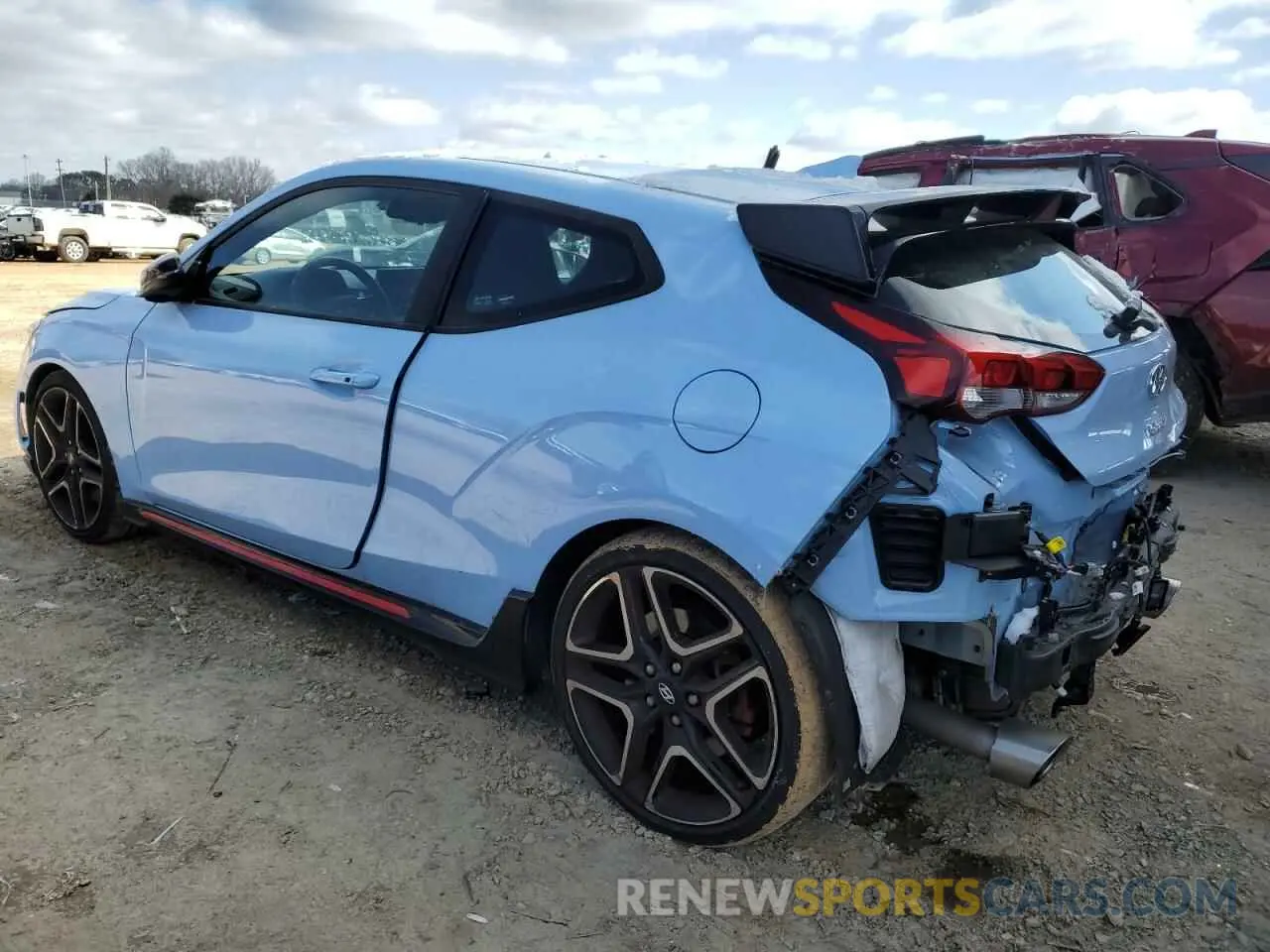 2 Photograph of a damaged car KMHT36AH8NU014946 HYUNDAI VELOSTER 2022