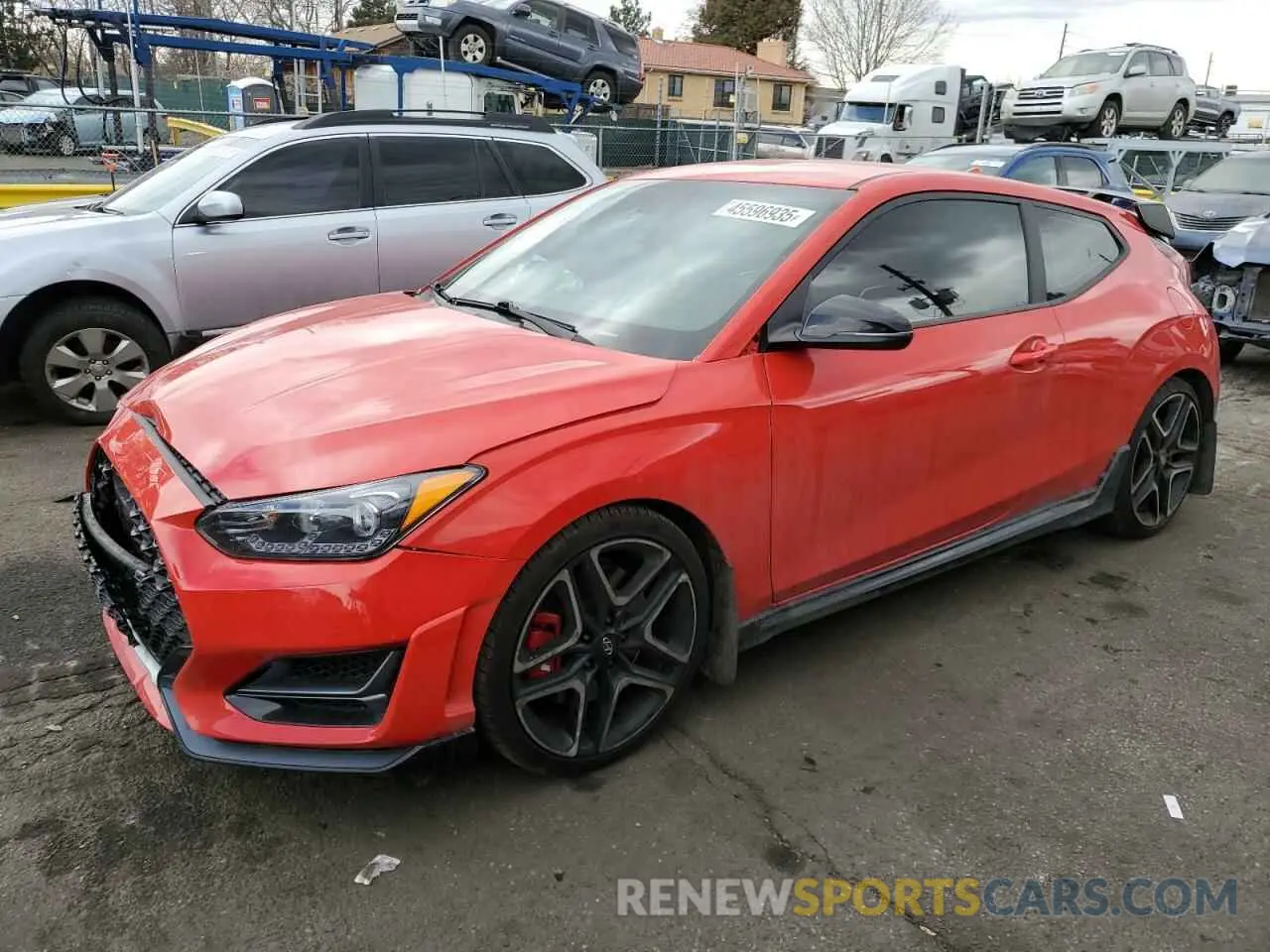 1 Photograph of a damaged car KMHT36AH9NU013708 HYUNDAI VELOSTER 2022