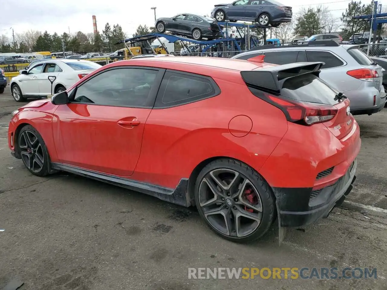 2 Photograph of a damaged car KMHT36AH9NU013708 HYUNDAI VELOSTER 2022