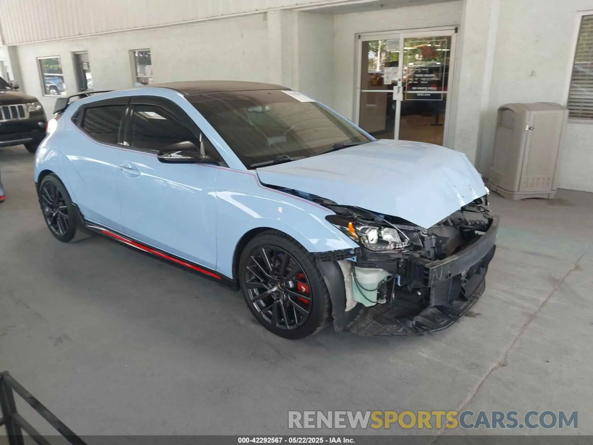 1 Photograph of a damaged car KMHT36AH1LU004224 HYUNDAI VELOSTER N 2020