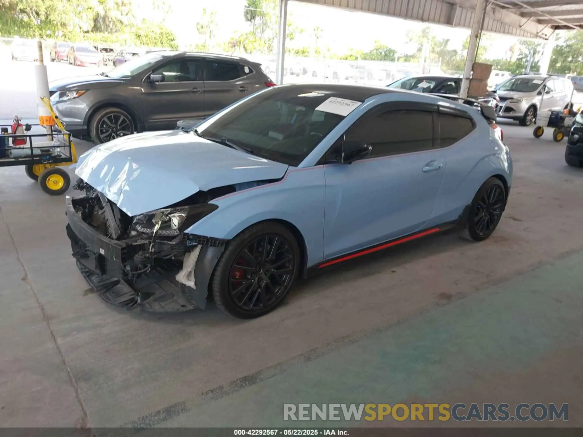2 Photograph of a damaged car KMHT36AH1LU004224 HYUNDAI VELOSTER N 2020